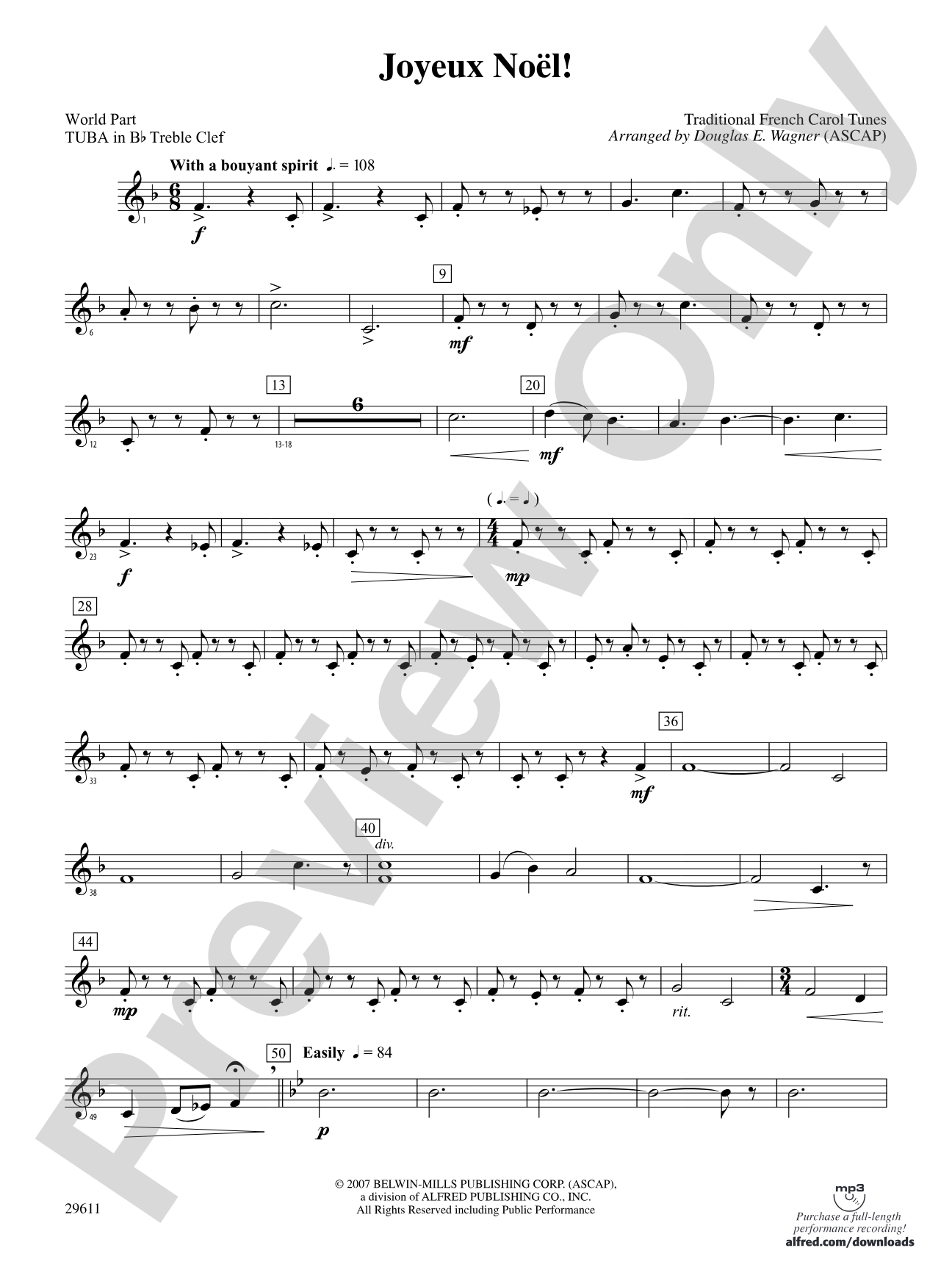 Joyeux Noël!: (wp) B-flat Tuba T.C.