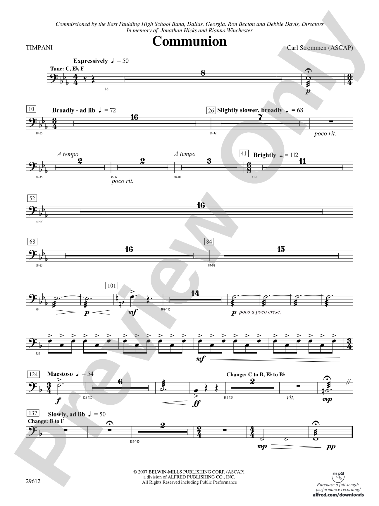 Communion: Timpani