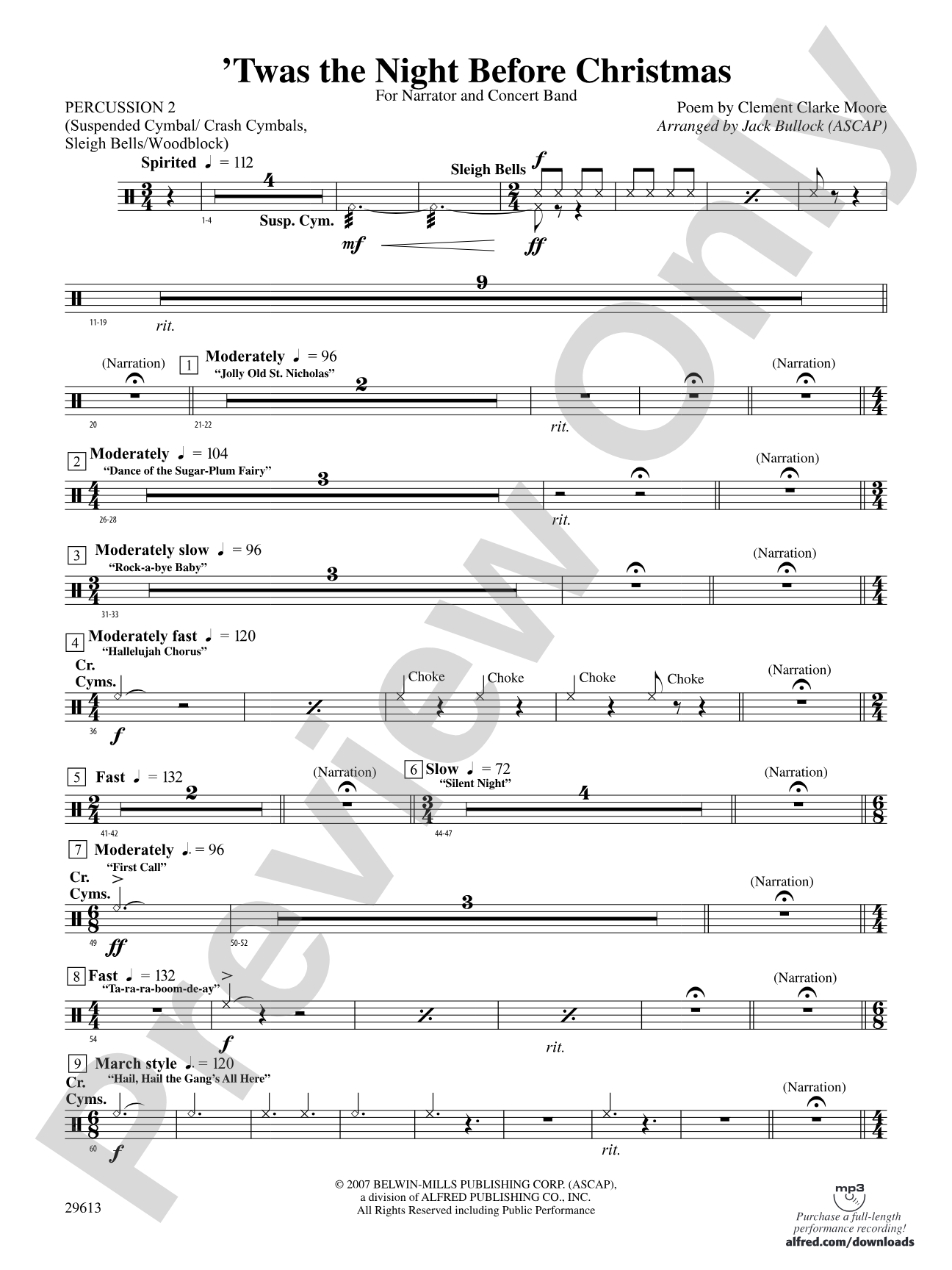 T'was the Night Before Christmas: 2nd Percussion