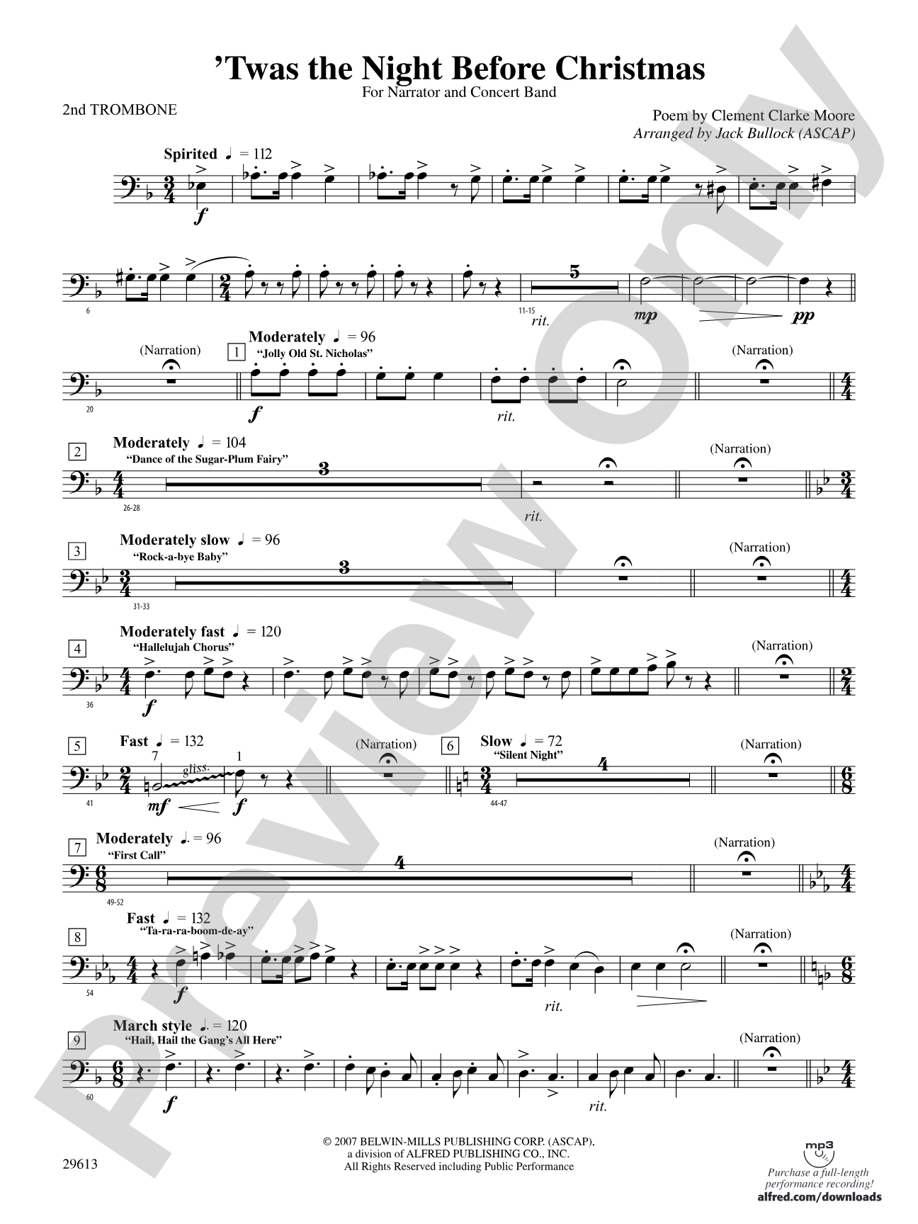 T'was the Night Before Christmas: 2nd Trombone