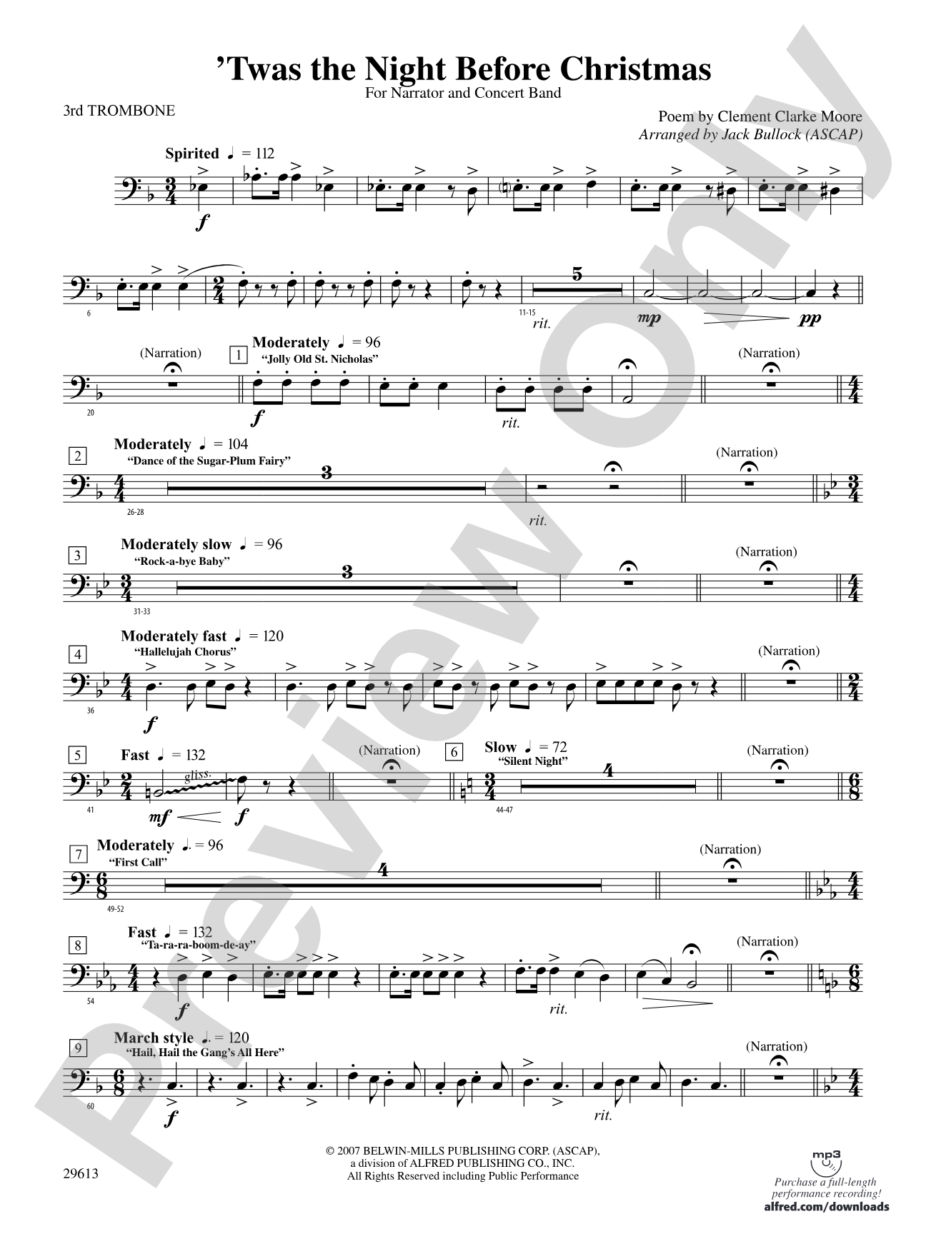 T'was the Night Before Christmas: 3rd Trombone