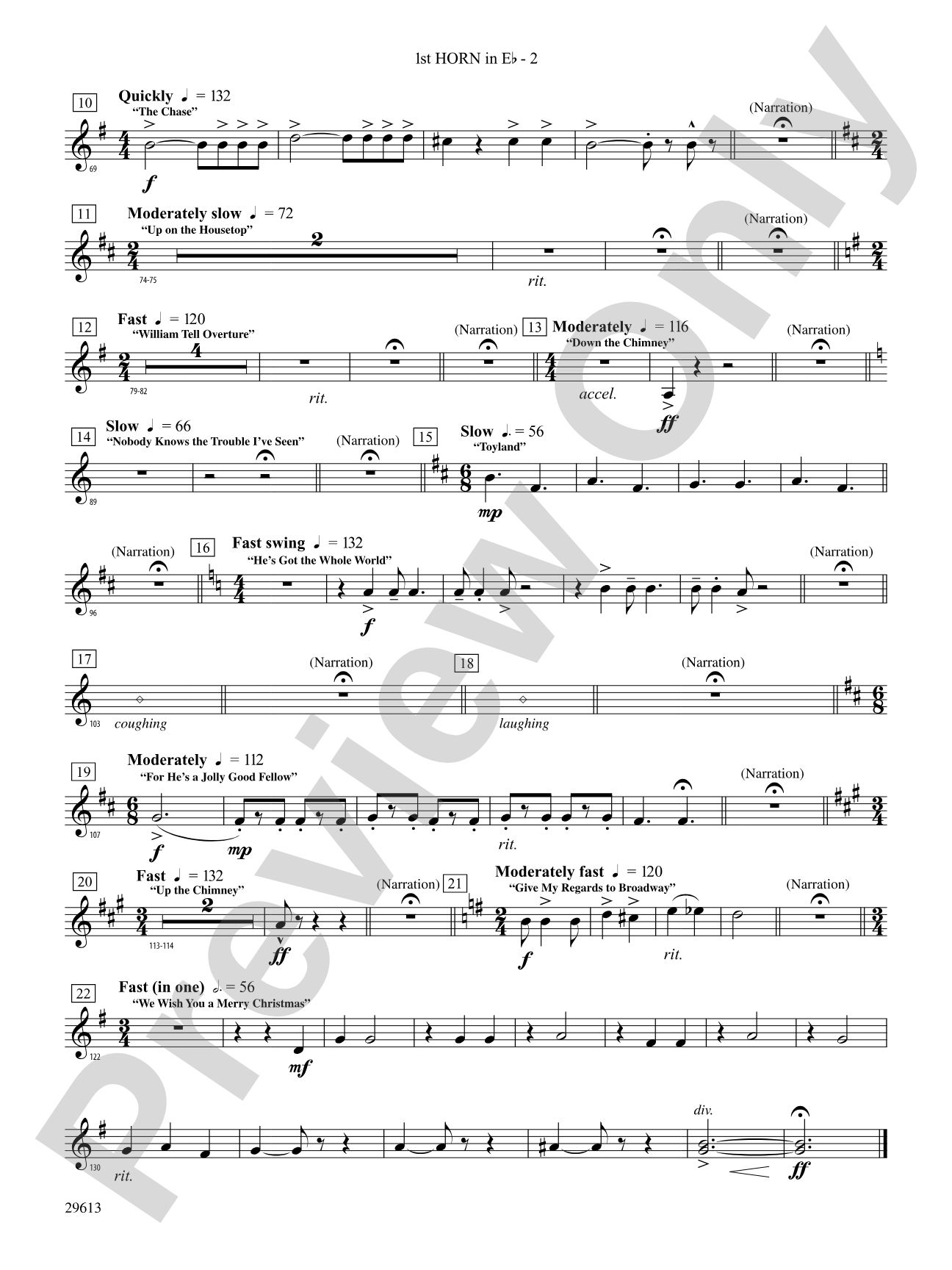 T'was the Night Before Christmas: (wp) 1st Horn in E-flat