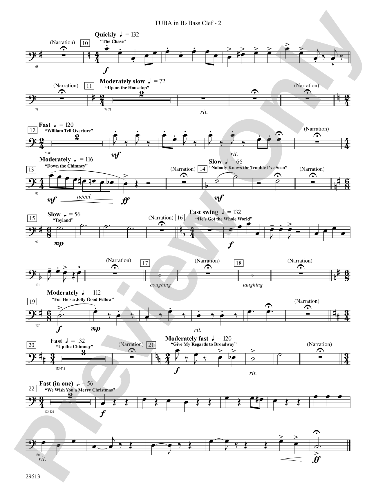 T'was the Night Before Christmas: (wp) B-flat Tuba B.C.