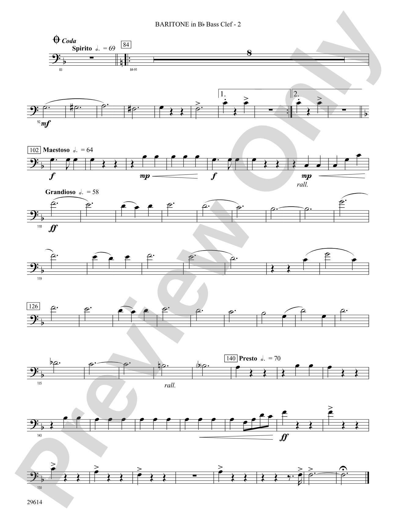 Roses de Noel: (wp) B-flat Baritone B.C.