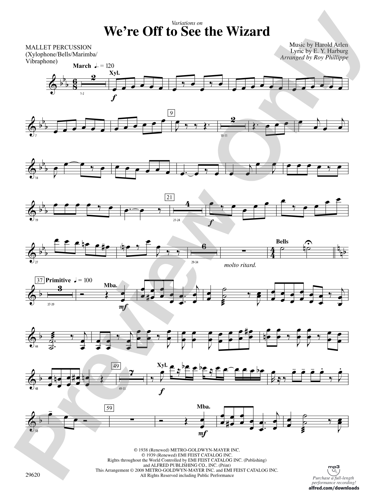 We're Off to See the Wizard, Variations on: Mallets
