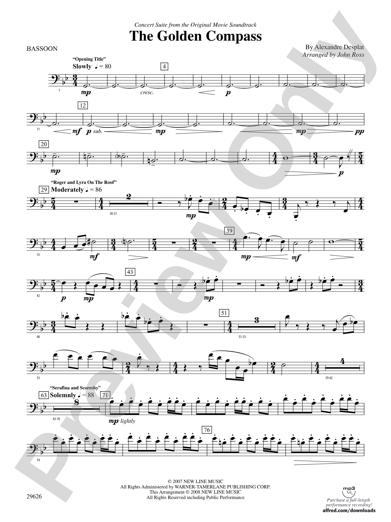 The Golden Compass: Bassoon
