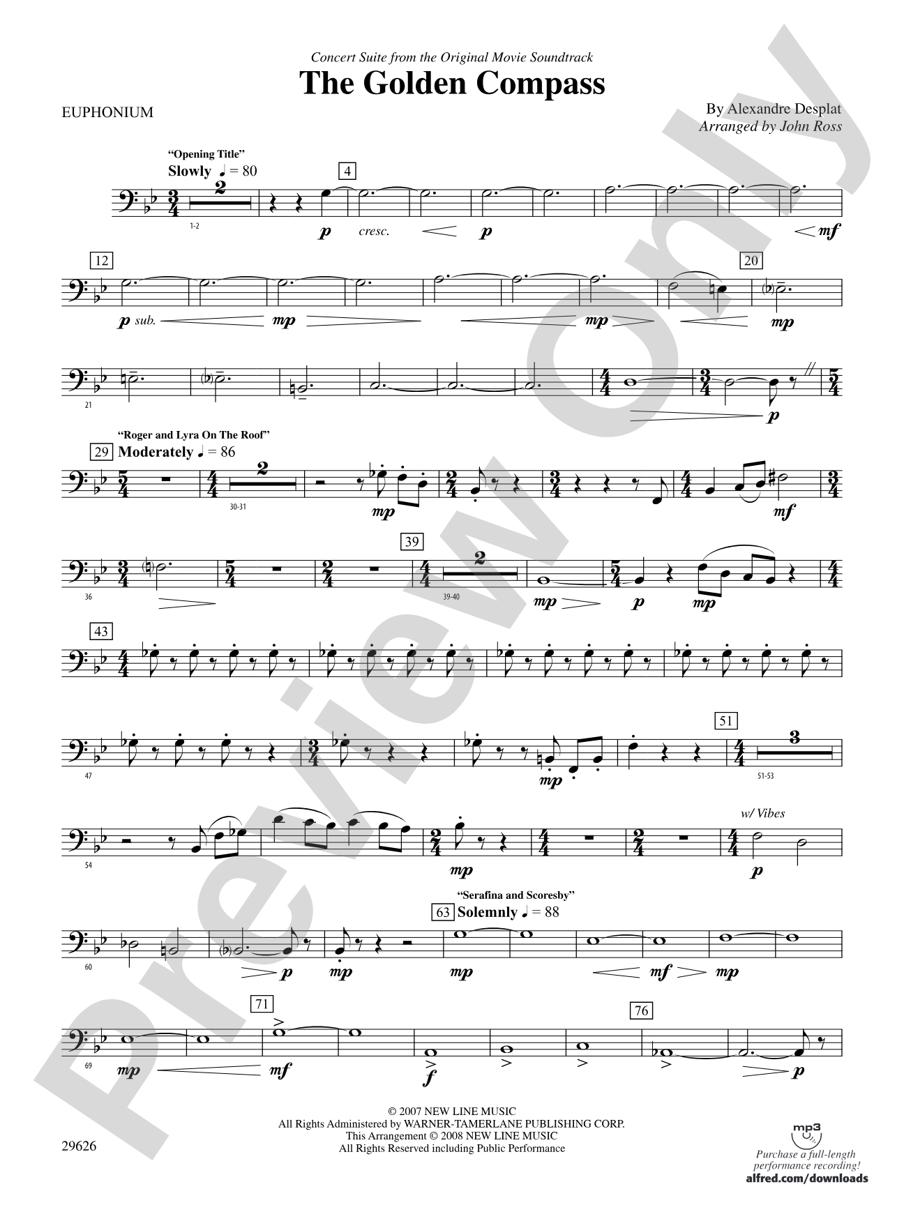 The Golden Compass: Baritone B.C.