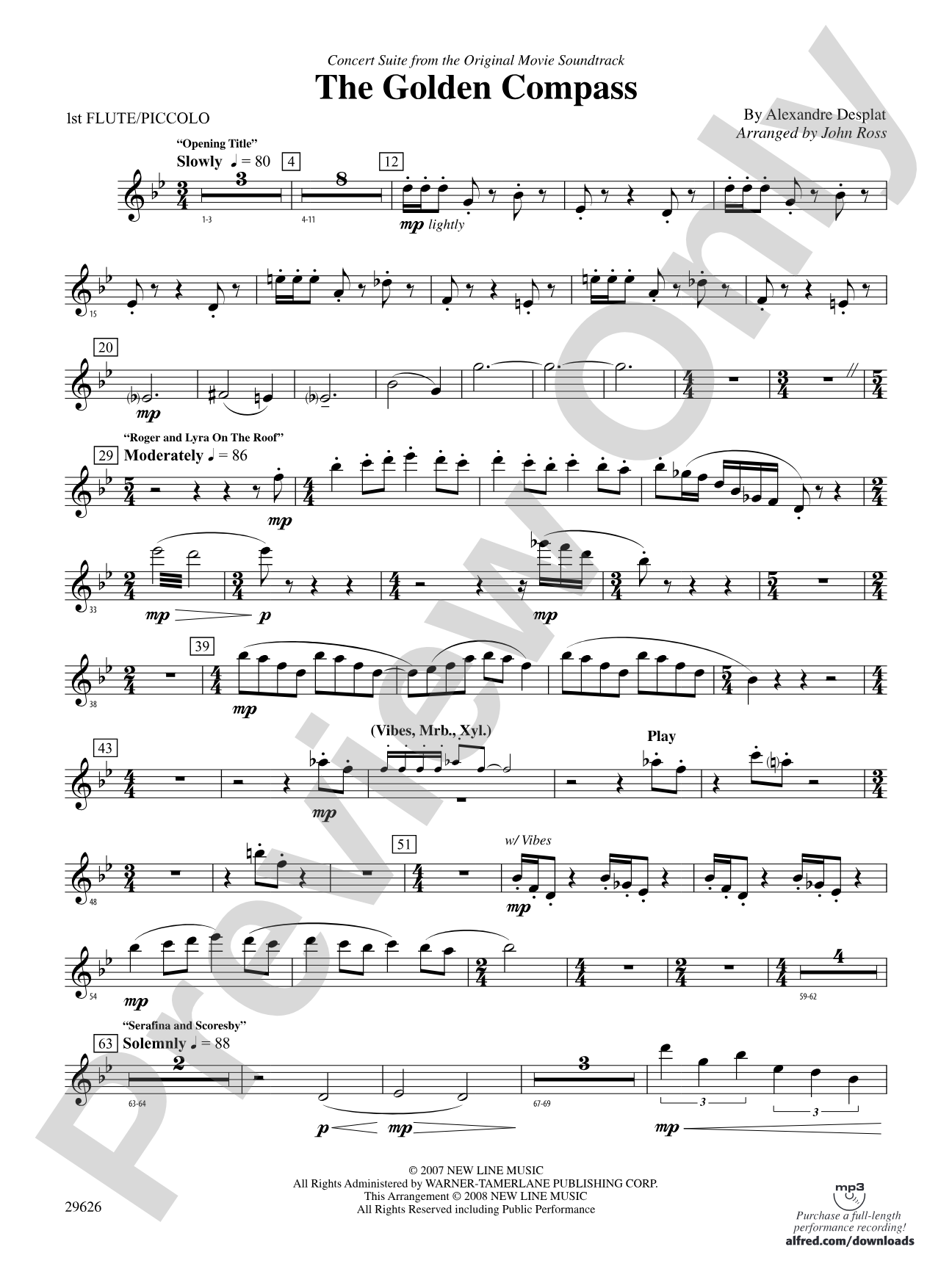 The Golden Compass: Flute