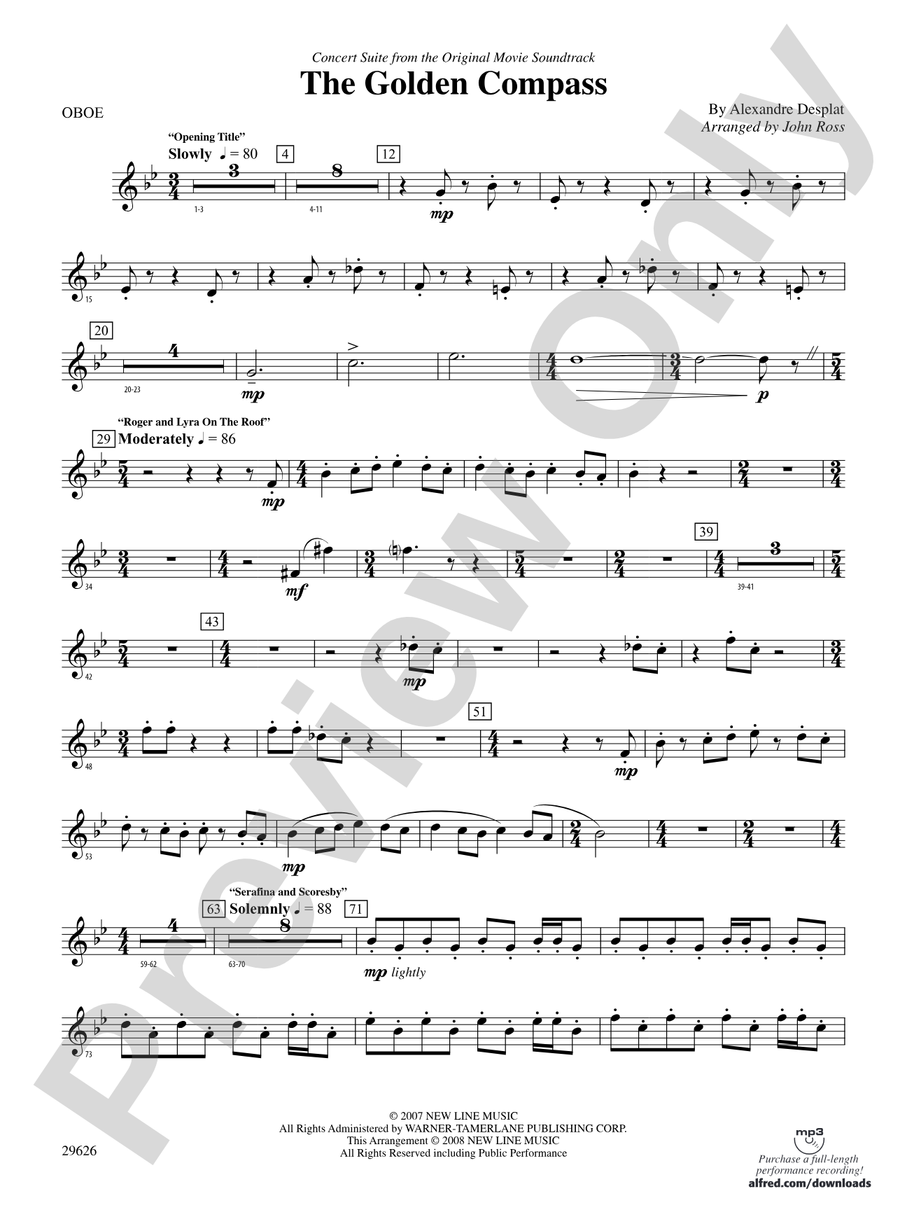 The Golden Compass: Oboe