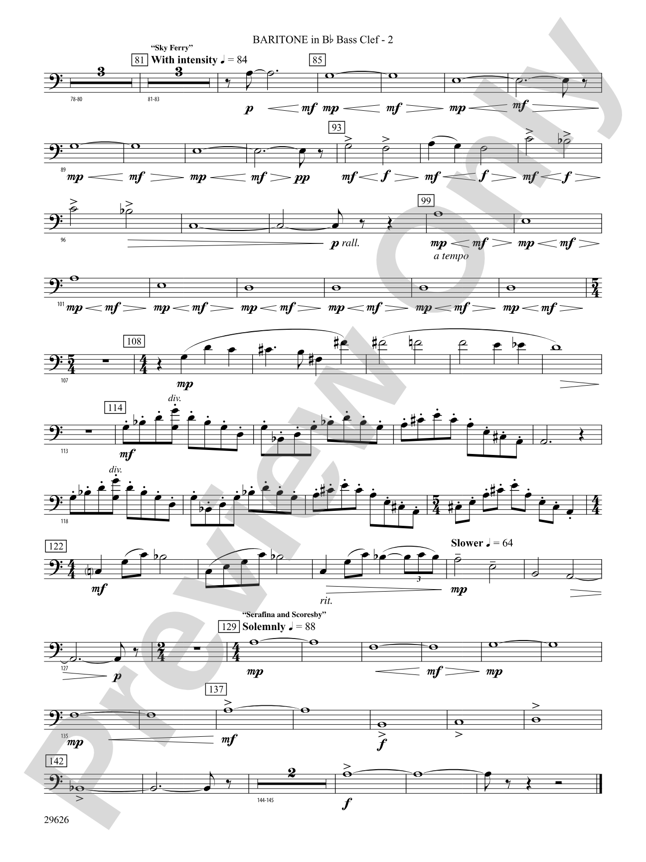 The Golden Compass: (wp) B-flat Baritone B.C.