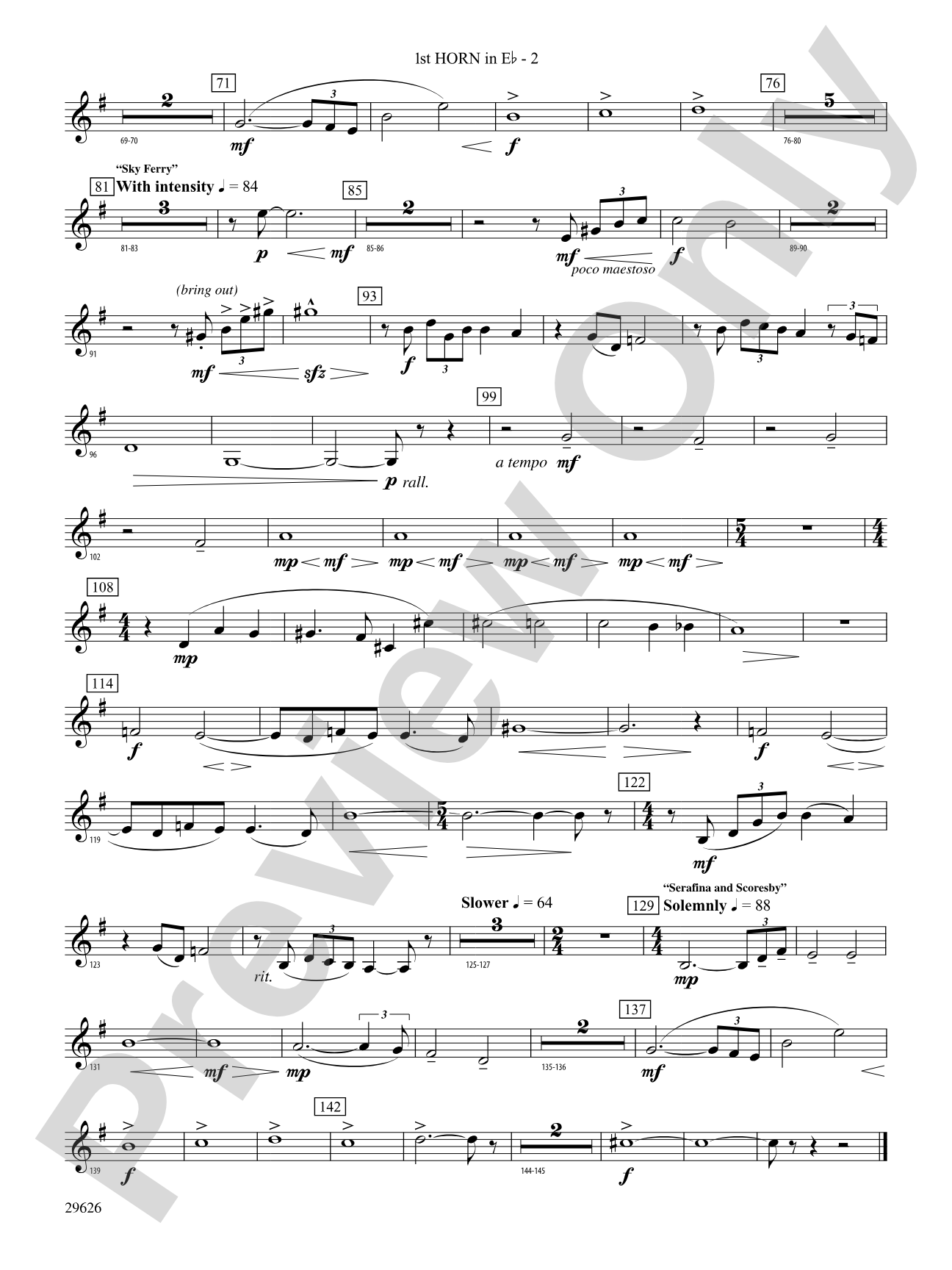 The Golden Compass: (wp) 1st Horn in E-flat
