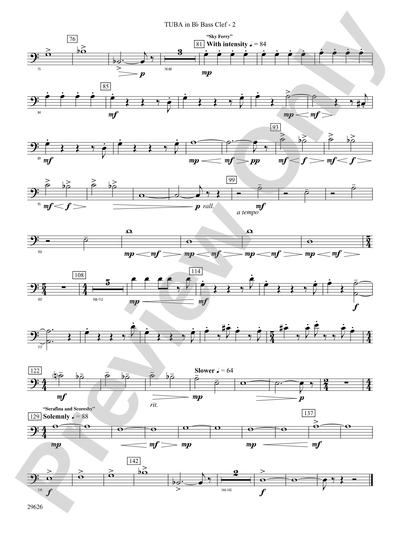The Golden Compass: (wp) B-flat Tuba B.C.