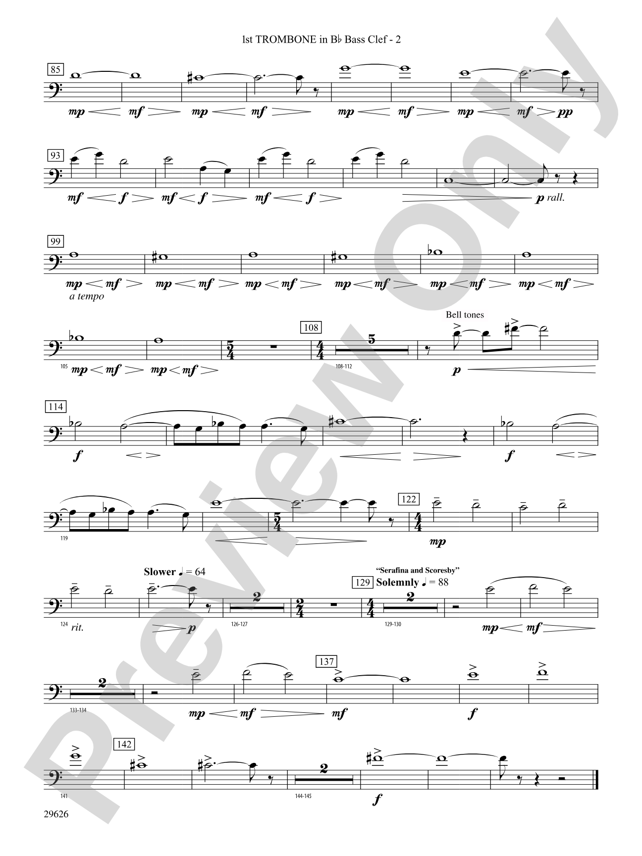 The Golden Compass: (wp) 1st B-flat Trombone B.C.