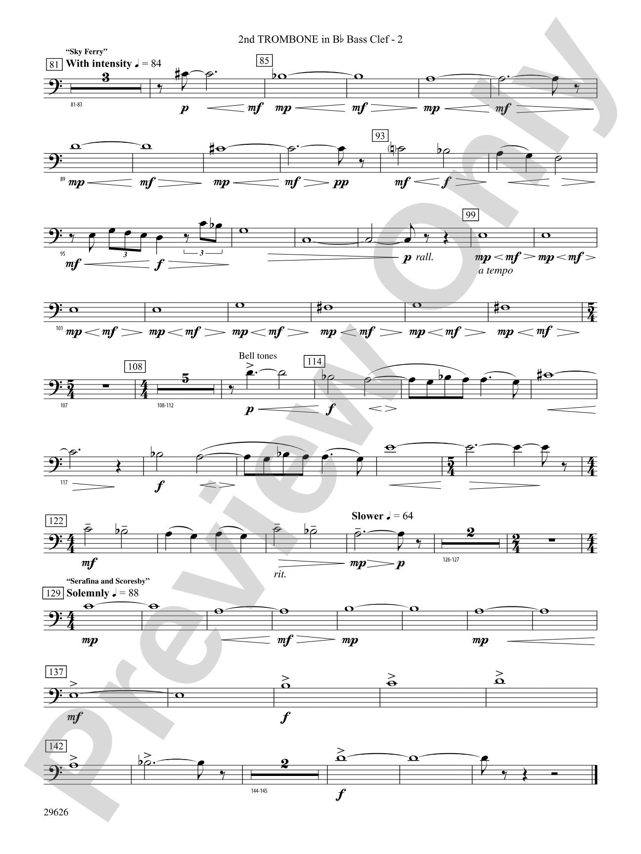 The Golden Compass: (wp) 2nd B-flat Trombone B.C.