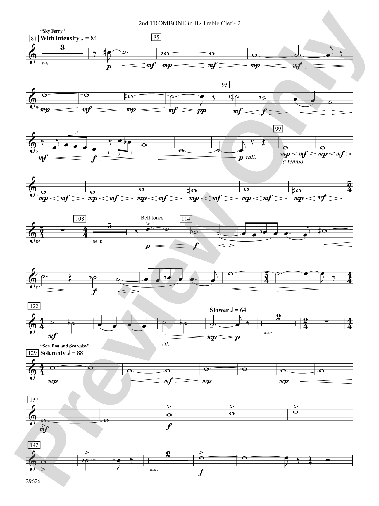 The Golden Compass: (wp) 2nd B-flat Trombone T.C.