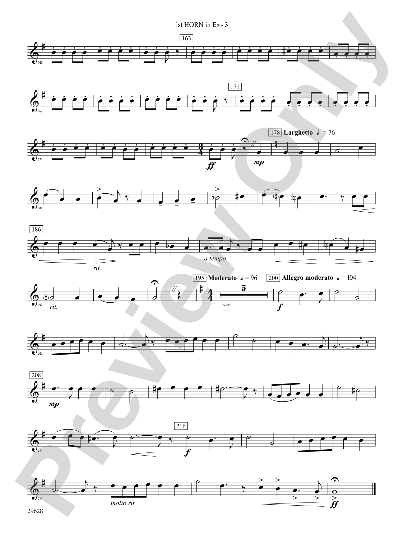 Fantasia on British Sea Songs: (wp) 1st Horn in E-flat
