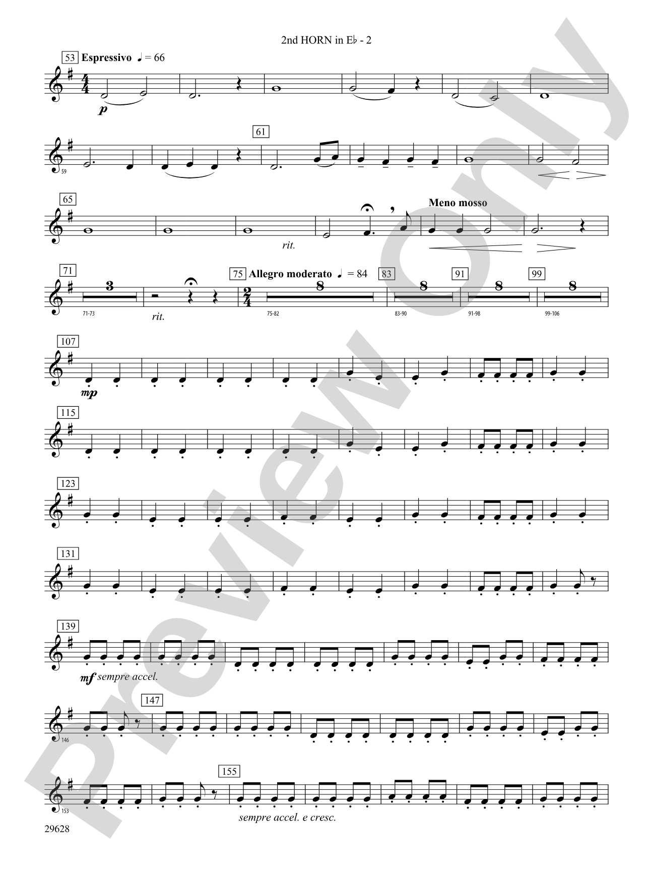 Fantasia on British Sea Songs: (wp) 2nd Horn in E-flat