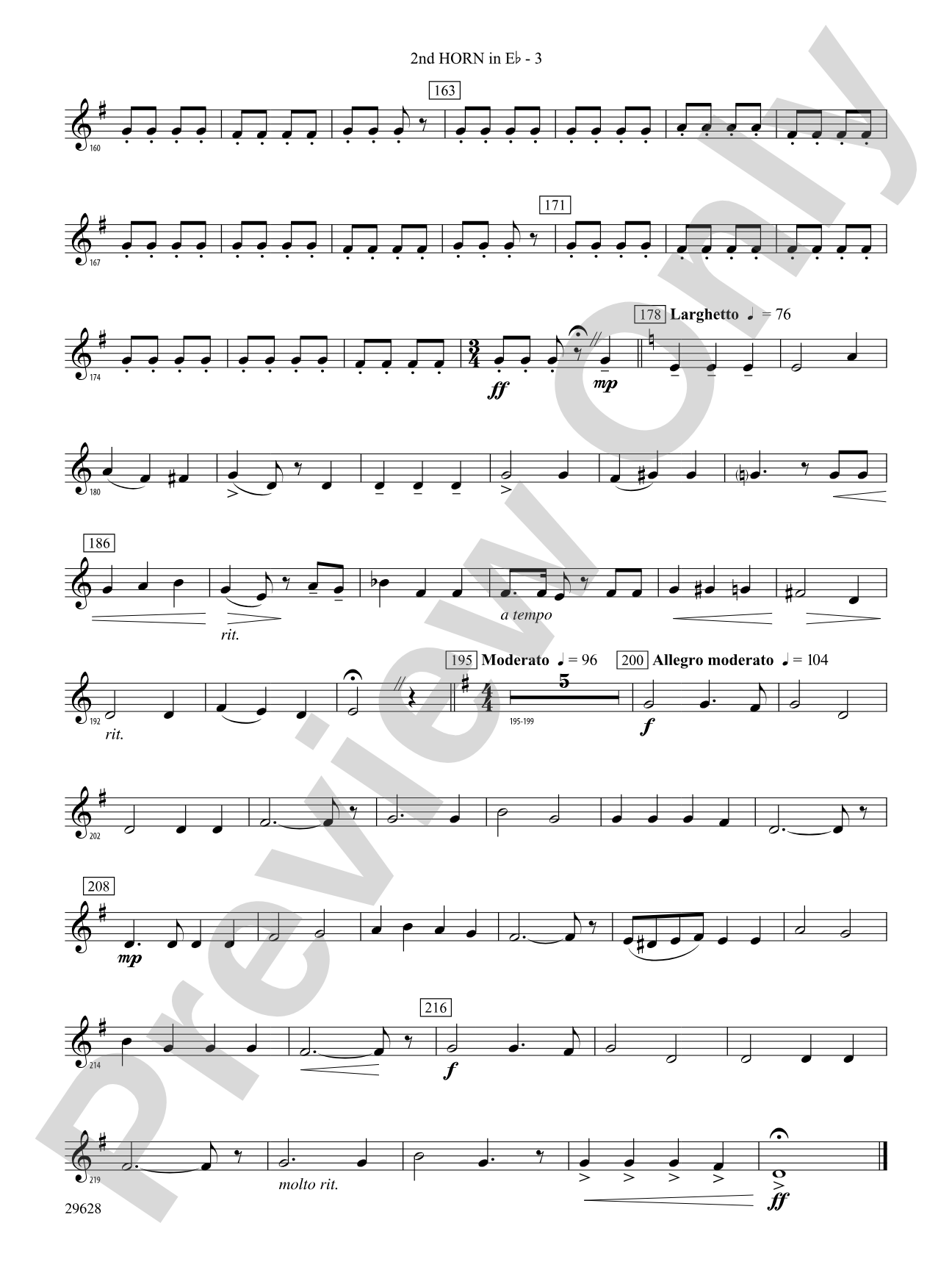 Fantasia on British Sea Songs: (wp) 2nd Horn in E-flat