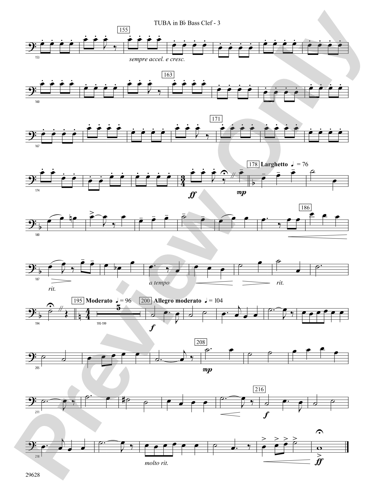 Fantasia on British Sea Songs: (wp) B-flat Tuba B.C.
