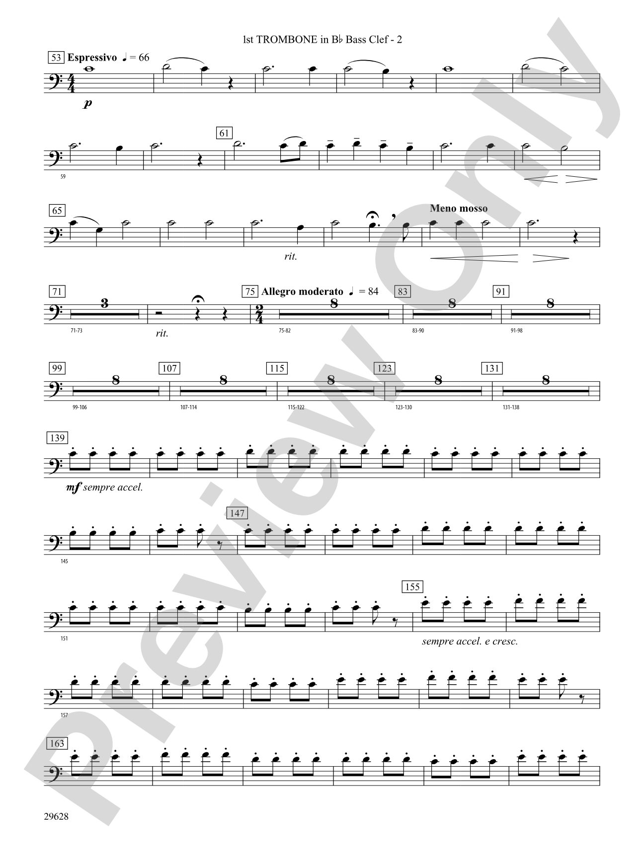 Fantasia on British Sea Songs: (wp) 1st B-flat Trombone B.C.