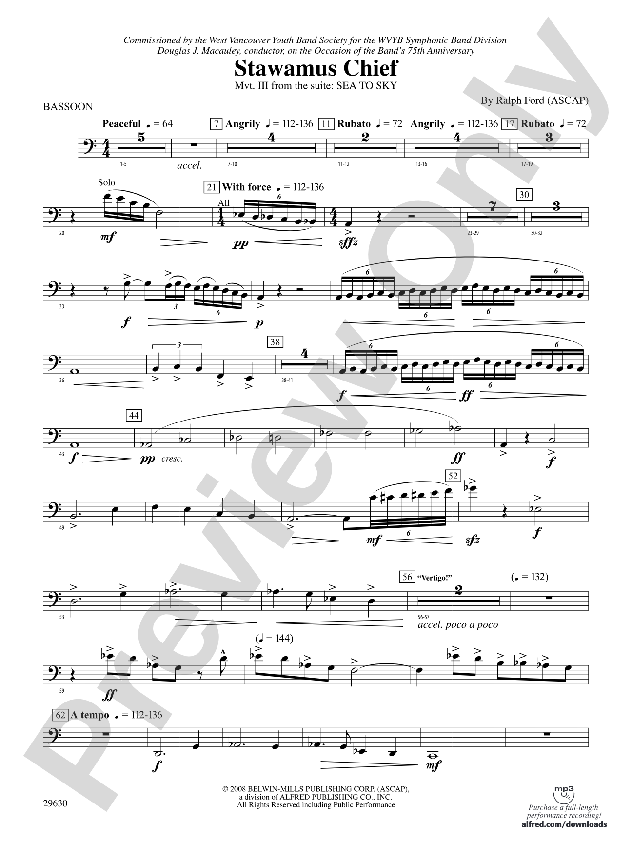 Stawamus Chief: Bassoon
