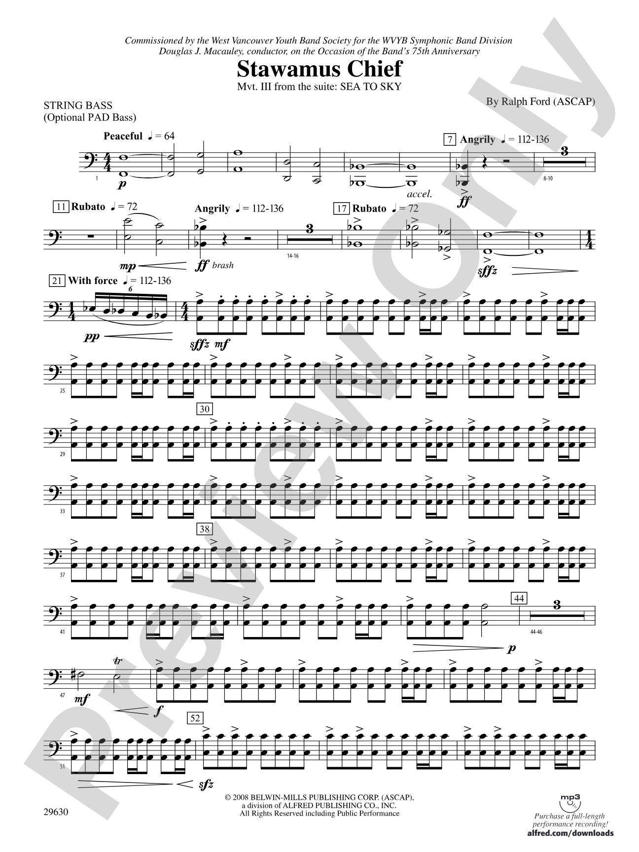 Stawamus Chief: String Bass