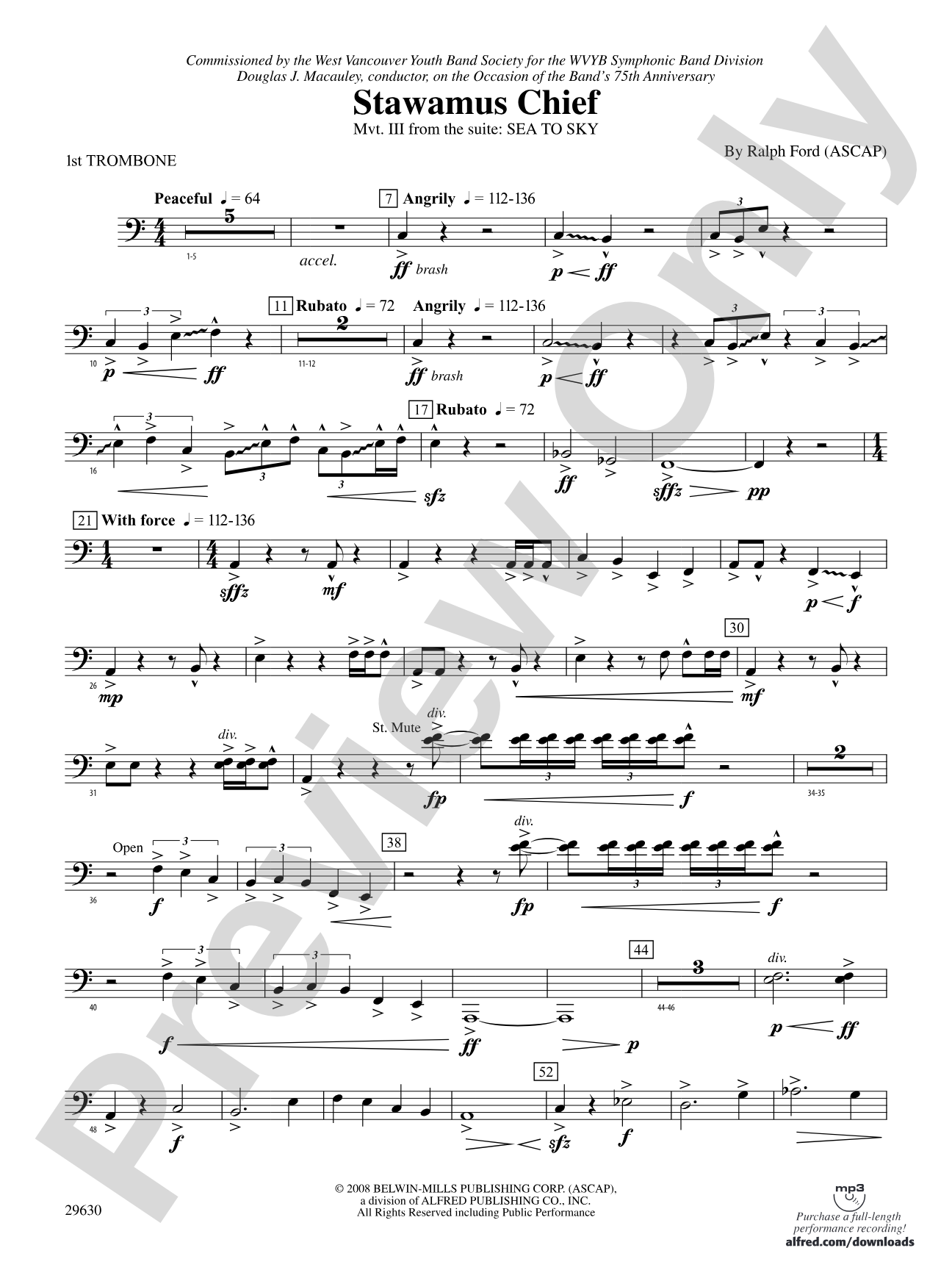 Stawamus Chief: 1st Trombone