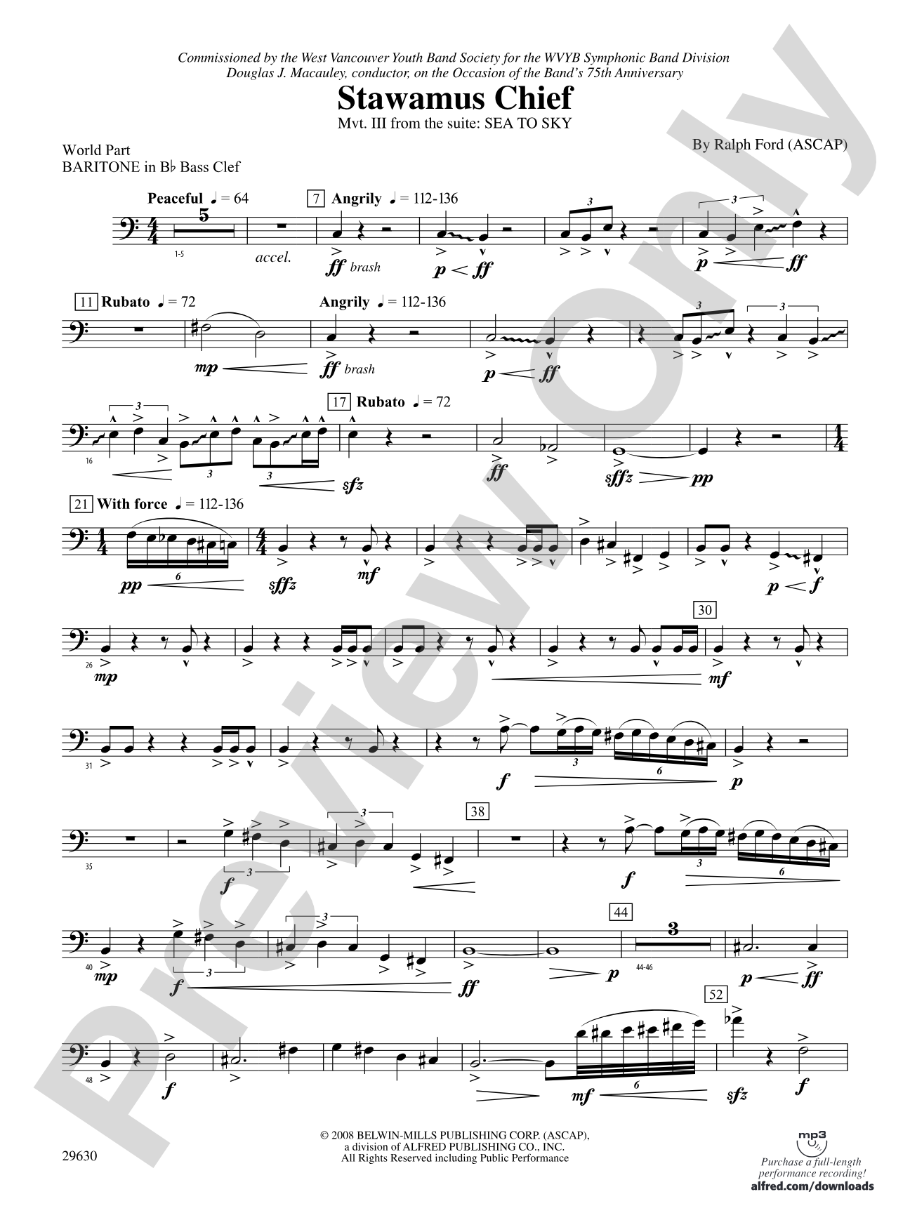 Stawamus Chief: (wp) B-flat Baritone B.C.