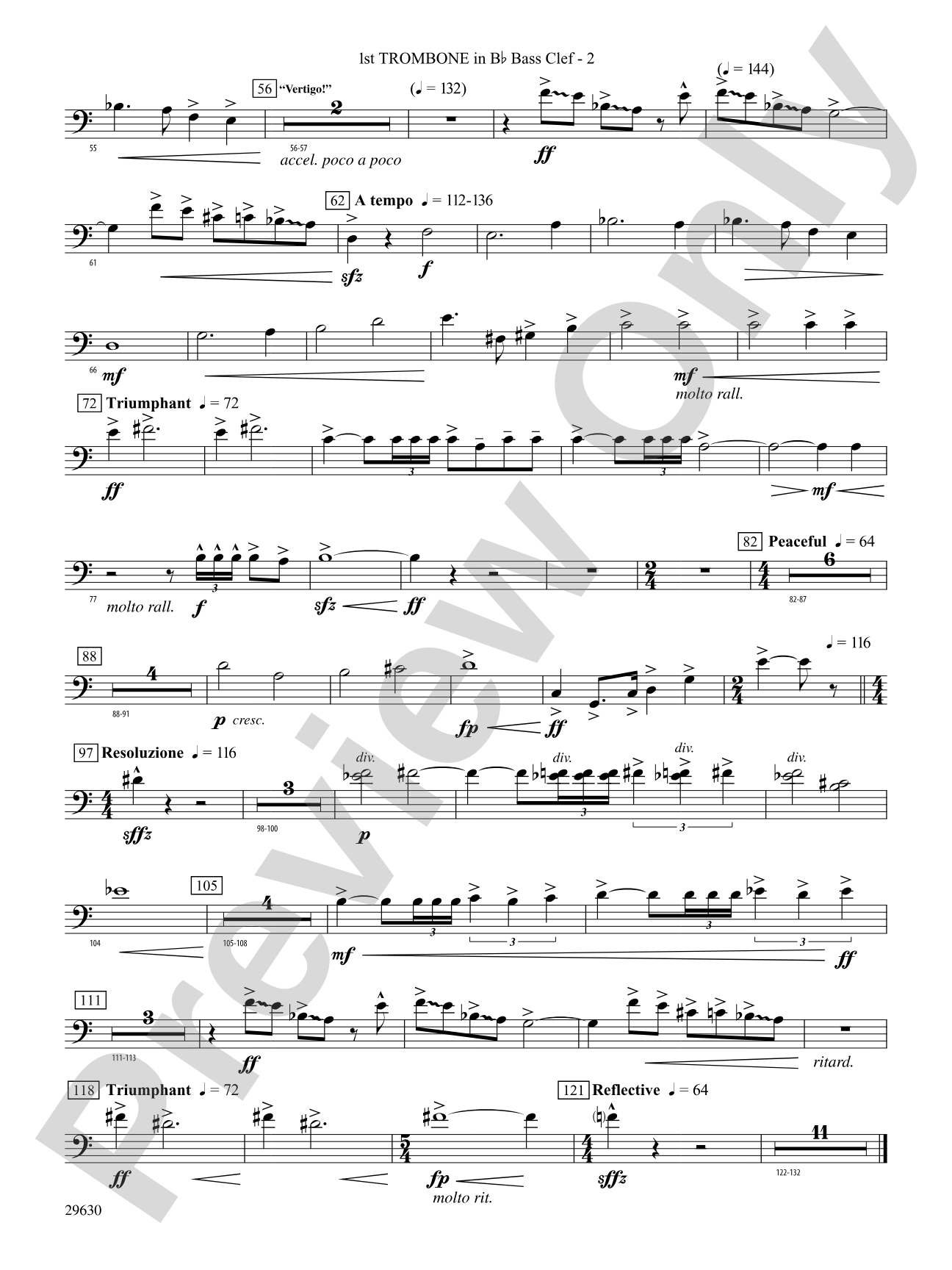 Stawamus Chief: (wp) 1st B-flat Trombone B.C.