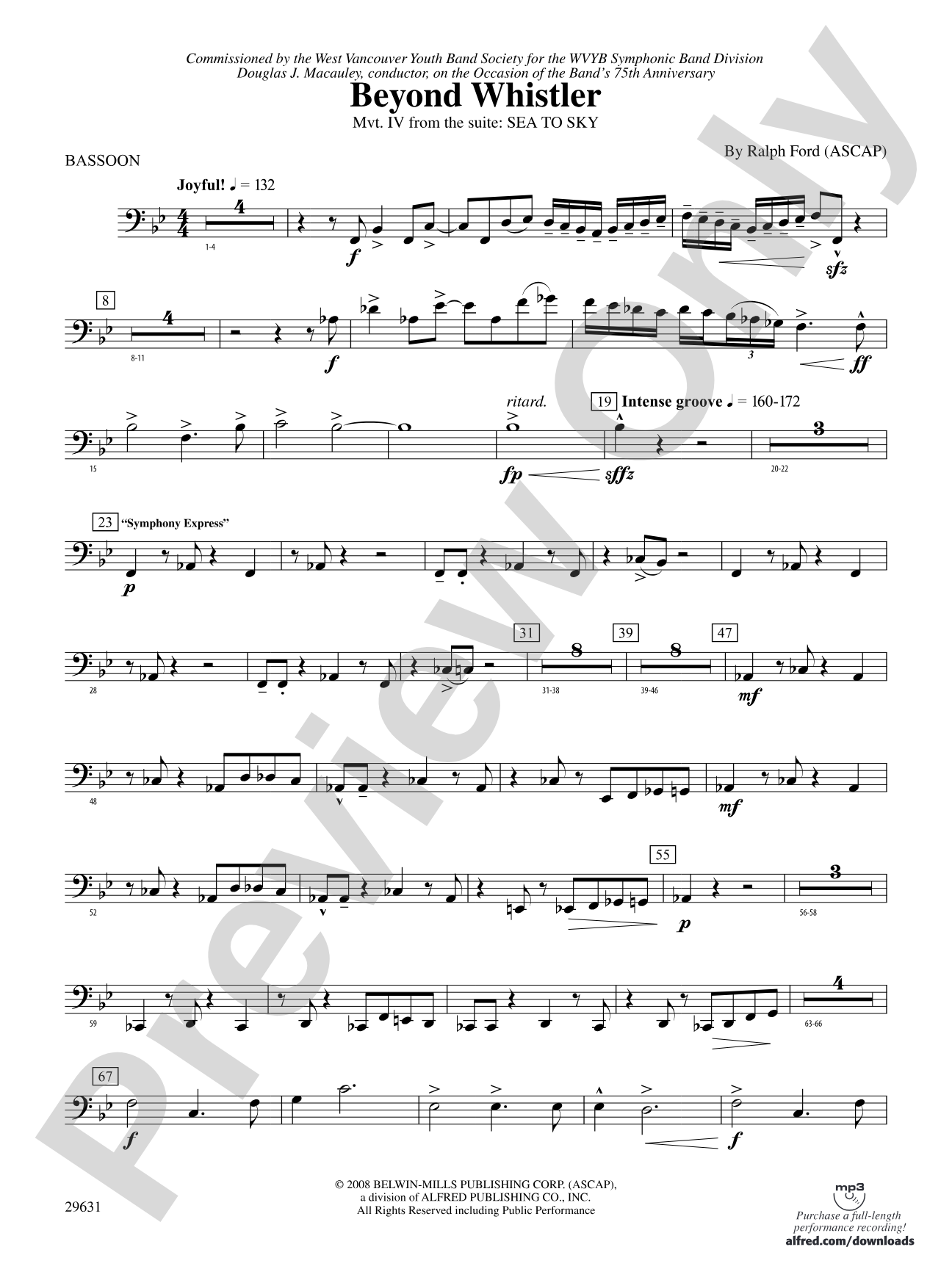 Beyond Whistler: Bassoon