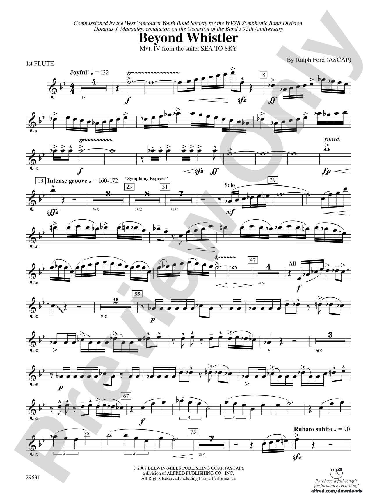 Beyond Whistler: Flute