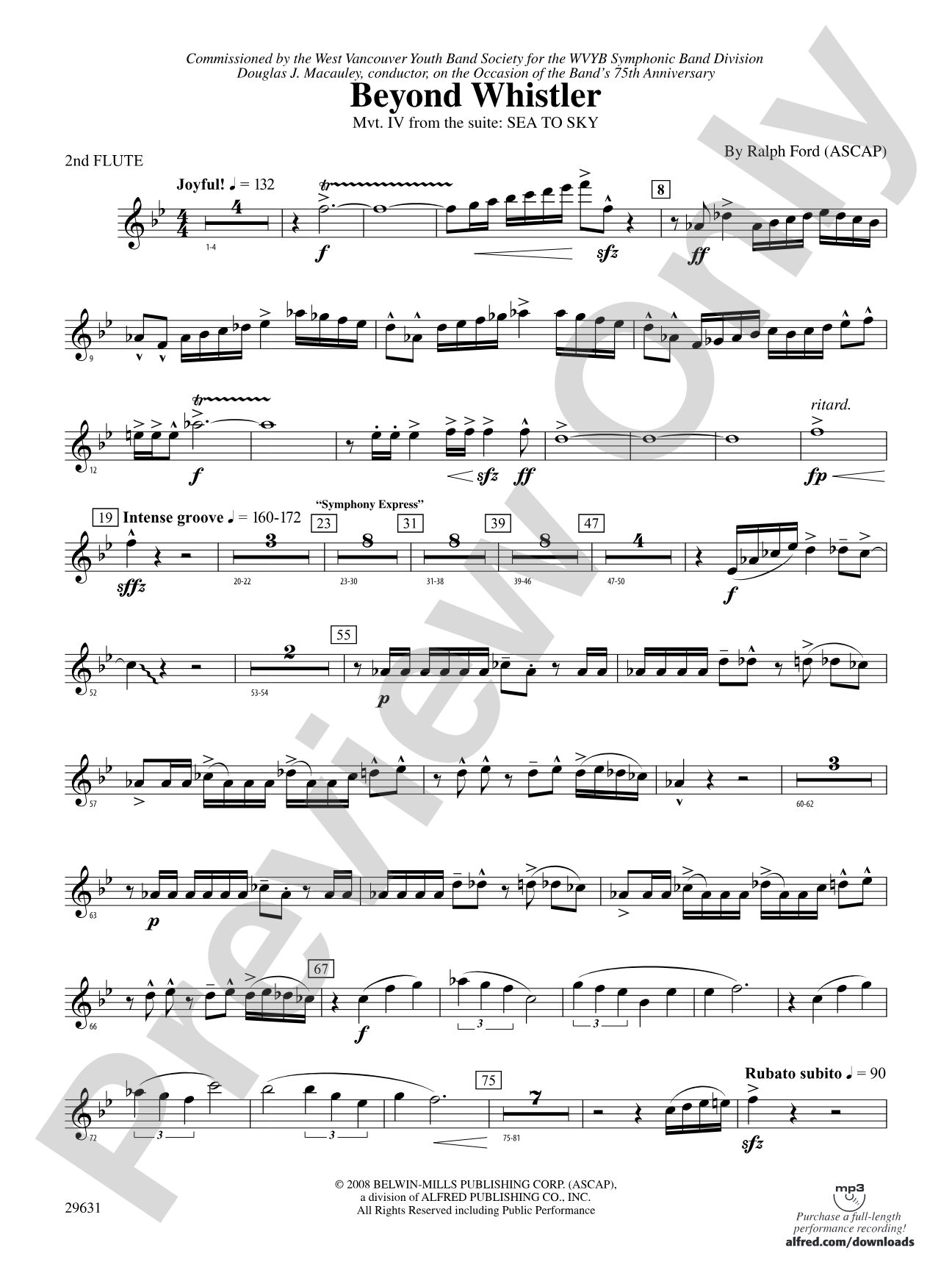Beyond Whistler: 2nd Flute