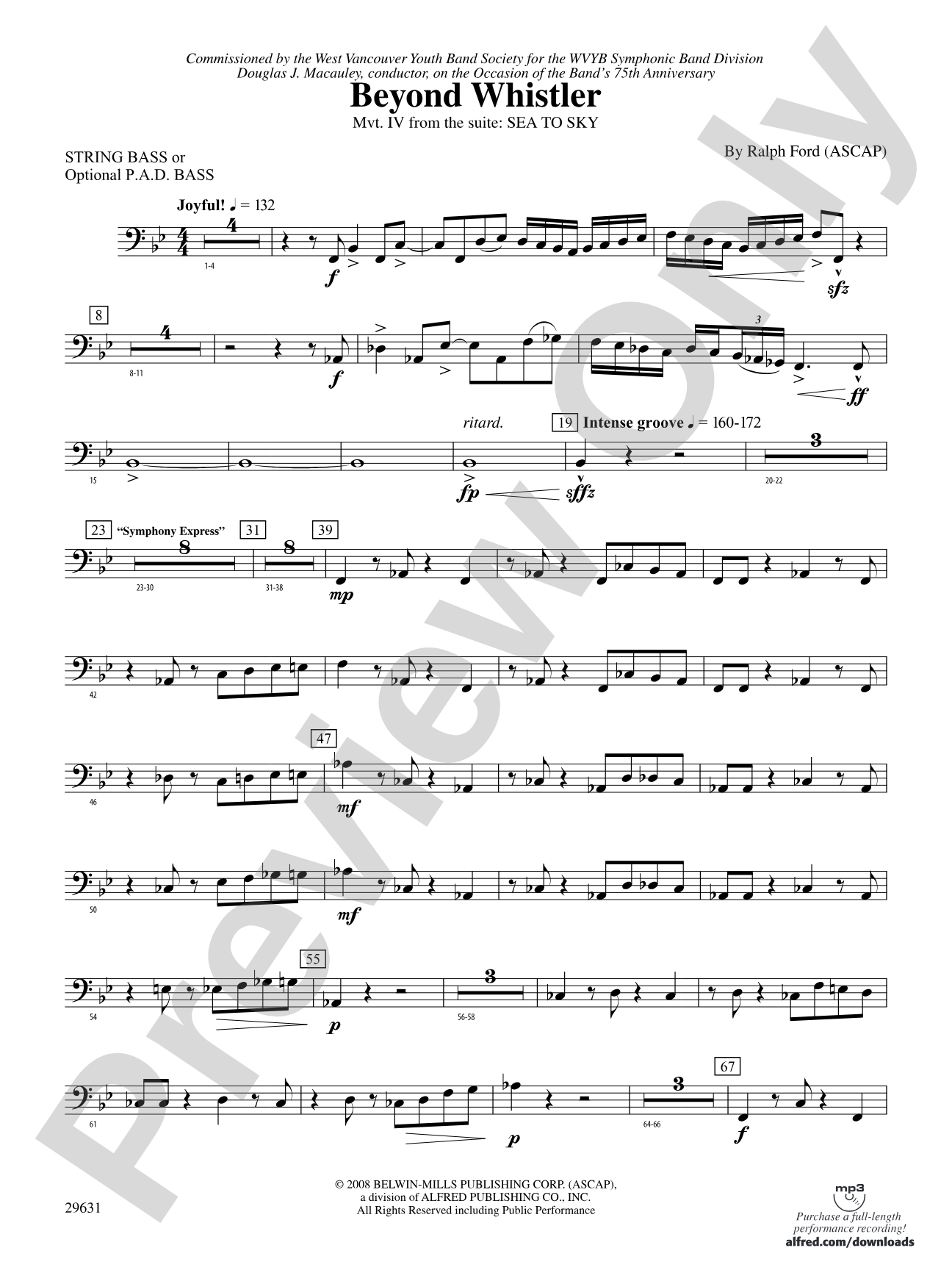 Beyond Whistler: String Bass