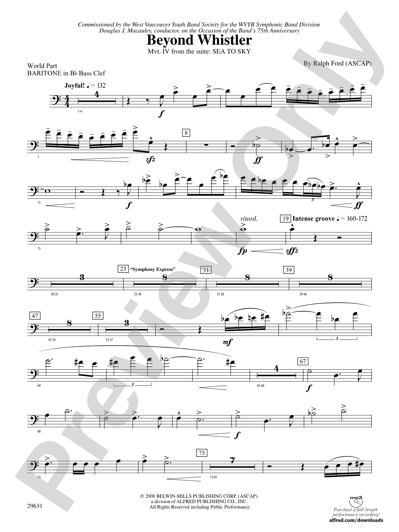 Beyond Whistler: (wp) B-flat Baritone B.C.