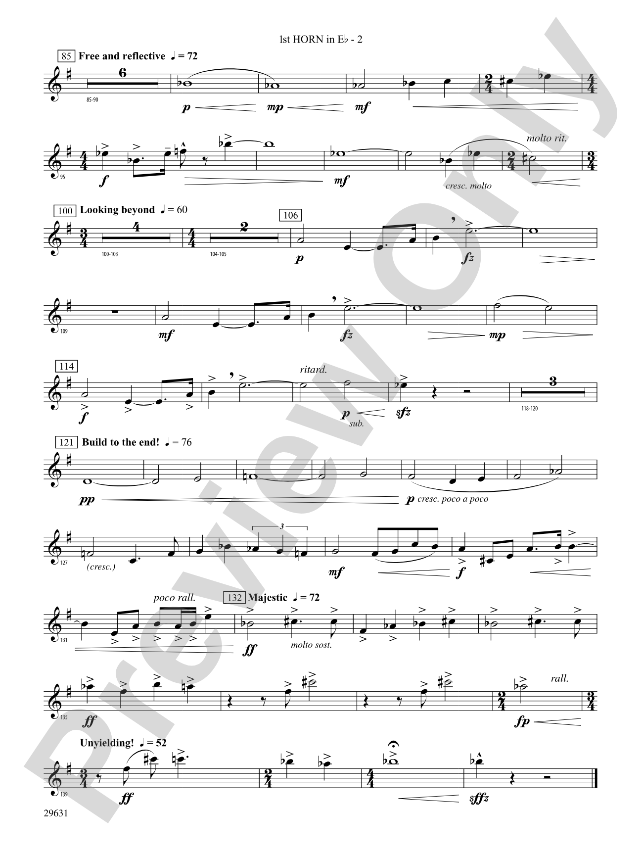Beyond Whistler: (wp) 1st Horn in E-flat