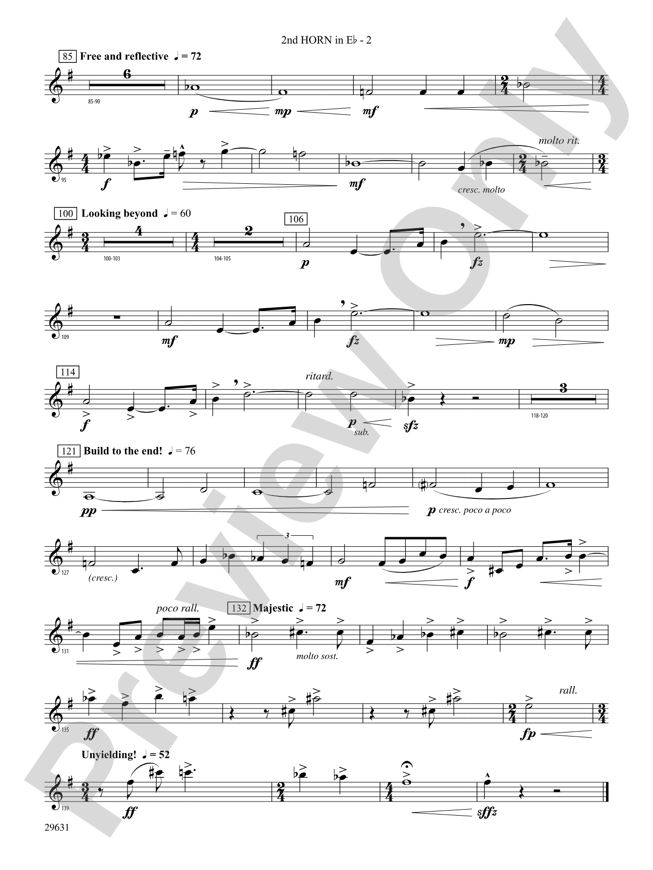 Beyond Whistler: (wp) 2nd Horn in E-flat