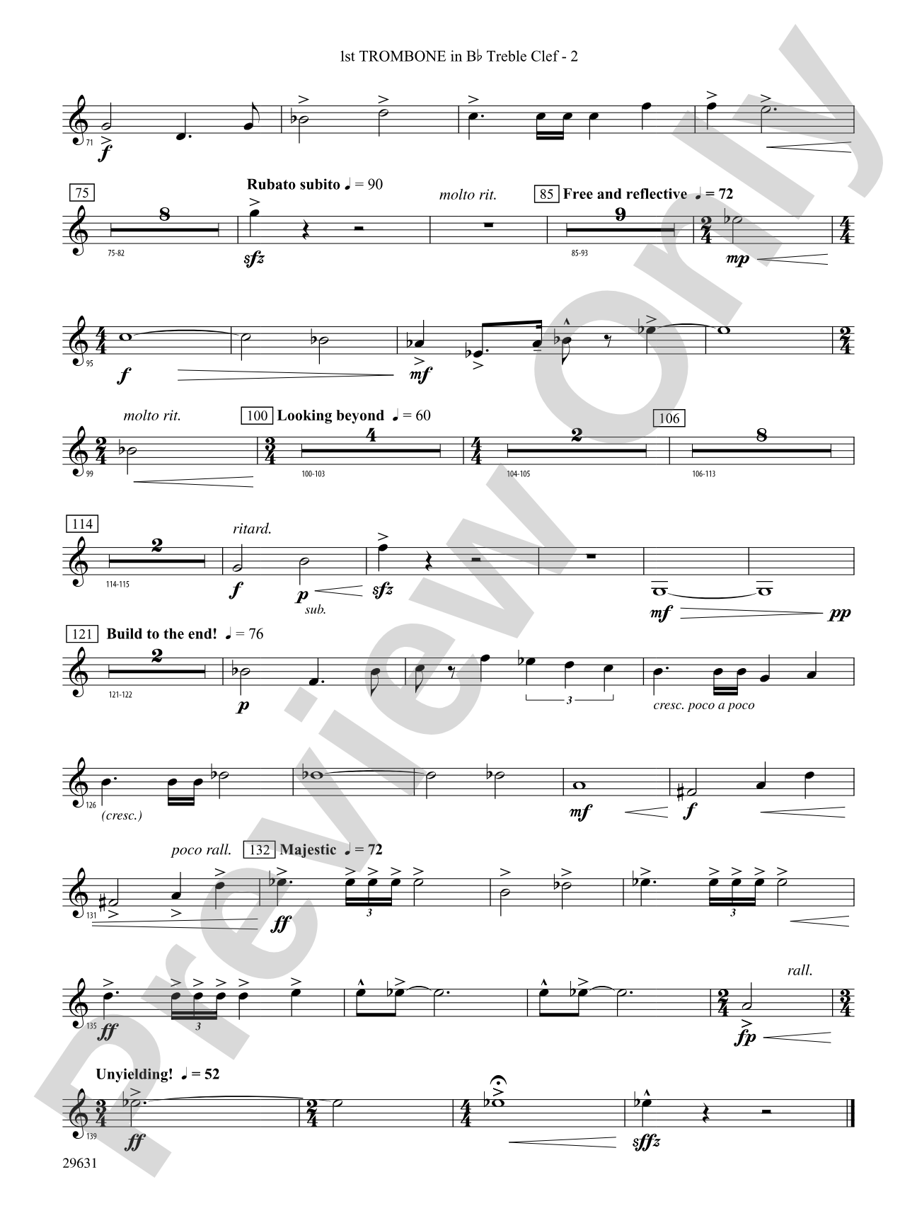 Beyond Whistler: (wp) 1st B-flat Trombone T.C.