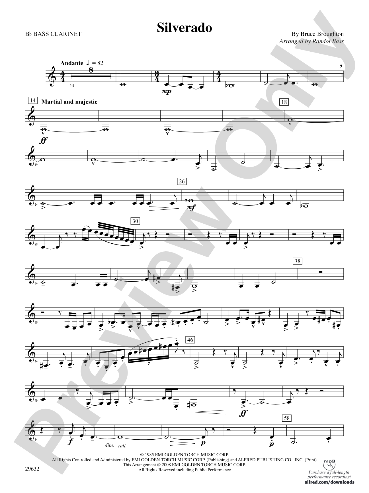 Silverado: B-flat Bass Clarinet