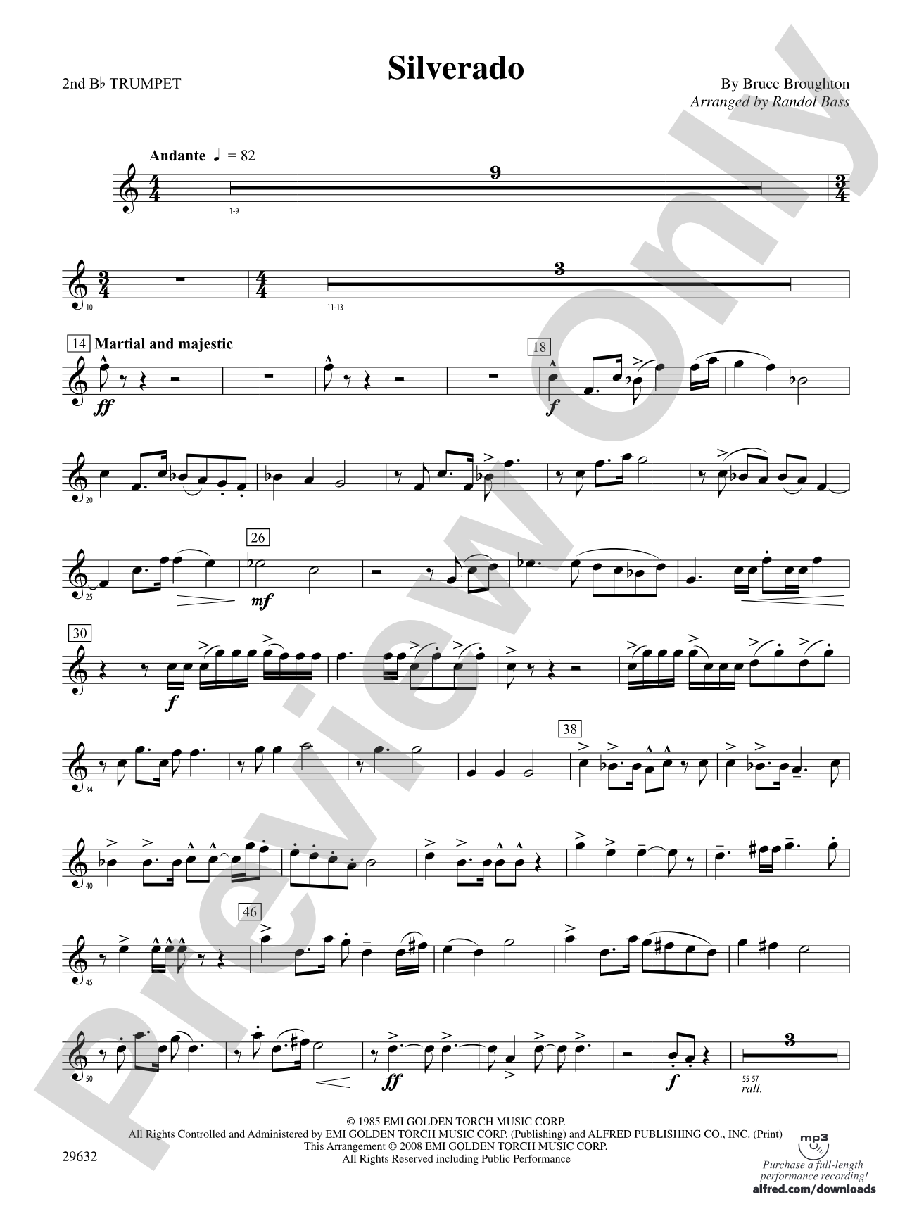 Silverado: 2nd B-flat Trumpet