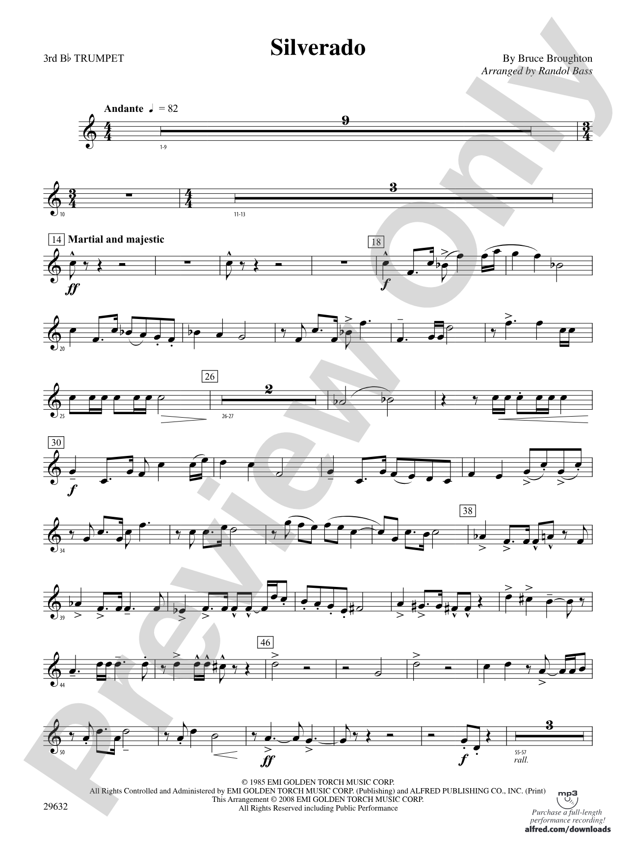 Silverado: 3rd B-flat Trumpet