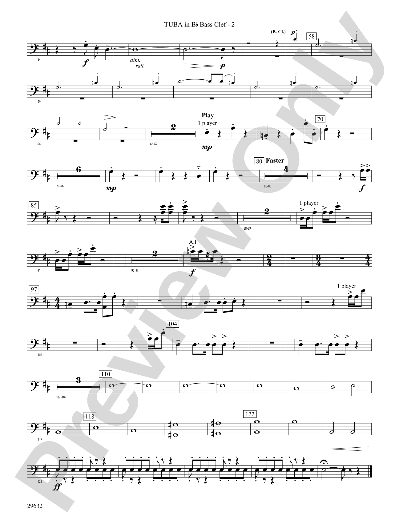 Silverado: (wp) B-flat Tuba B.C.