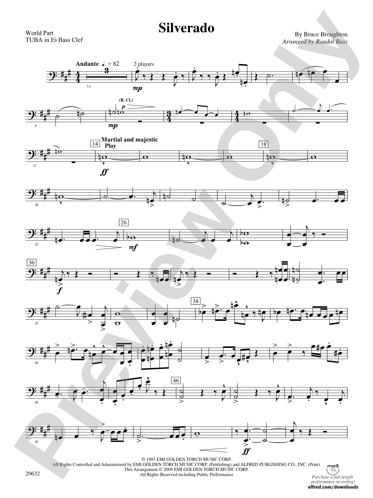 Silverado: (wp) E-flat Tuba B.C.