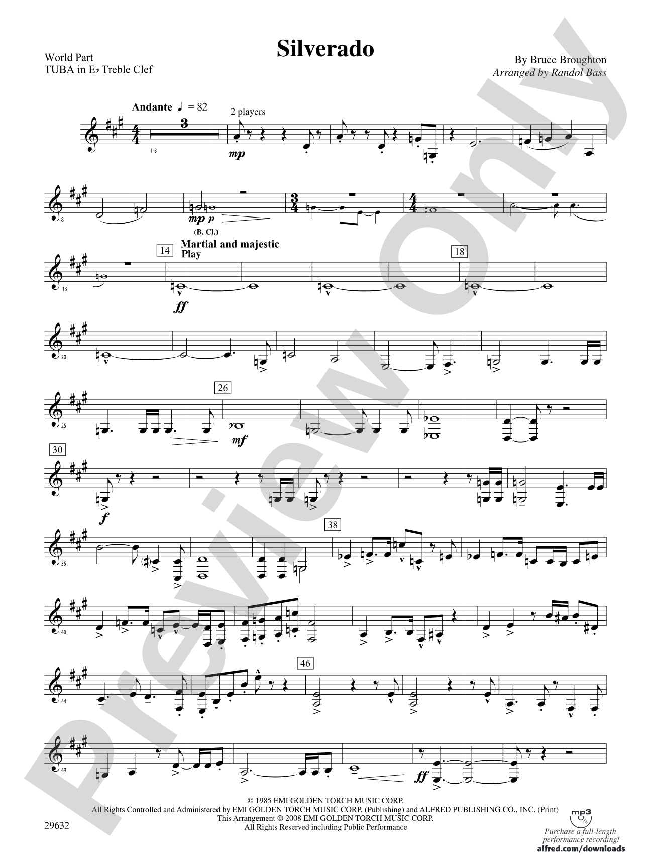 Silverado: (wp) E-flat Tuba T.C.