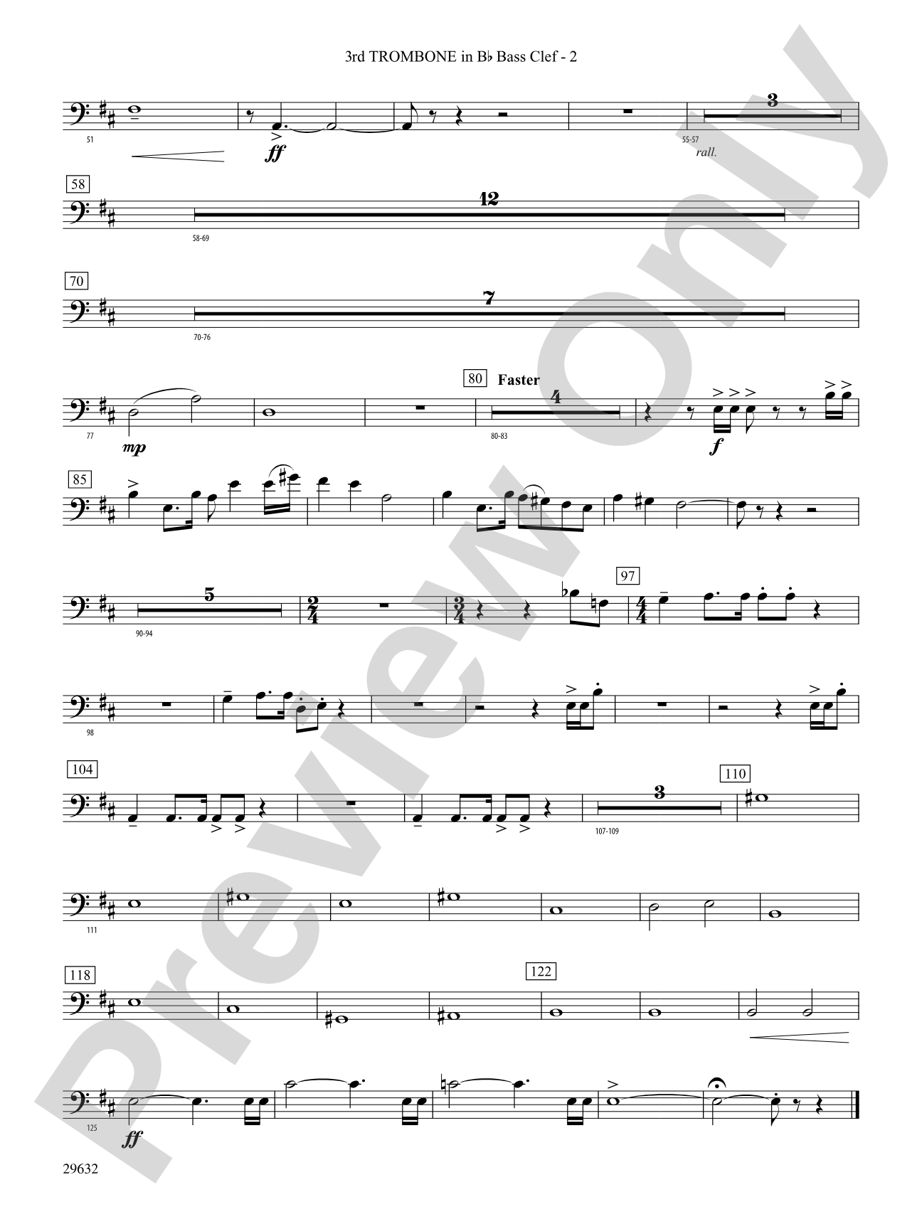 Silverado: (wp) 3rd B-flat Trombone B.C.