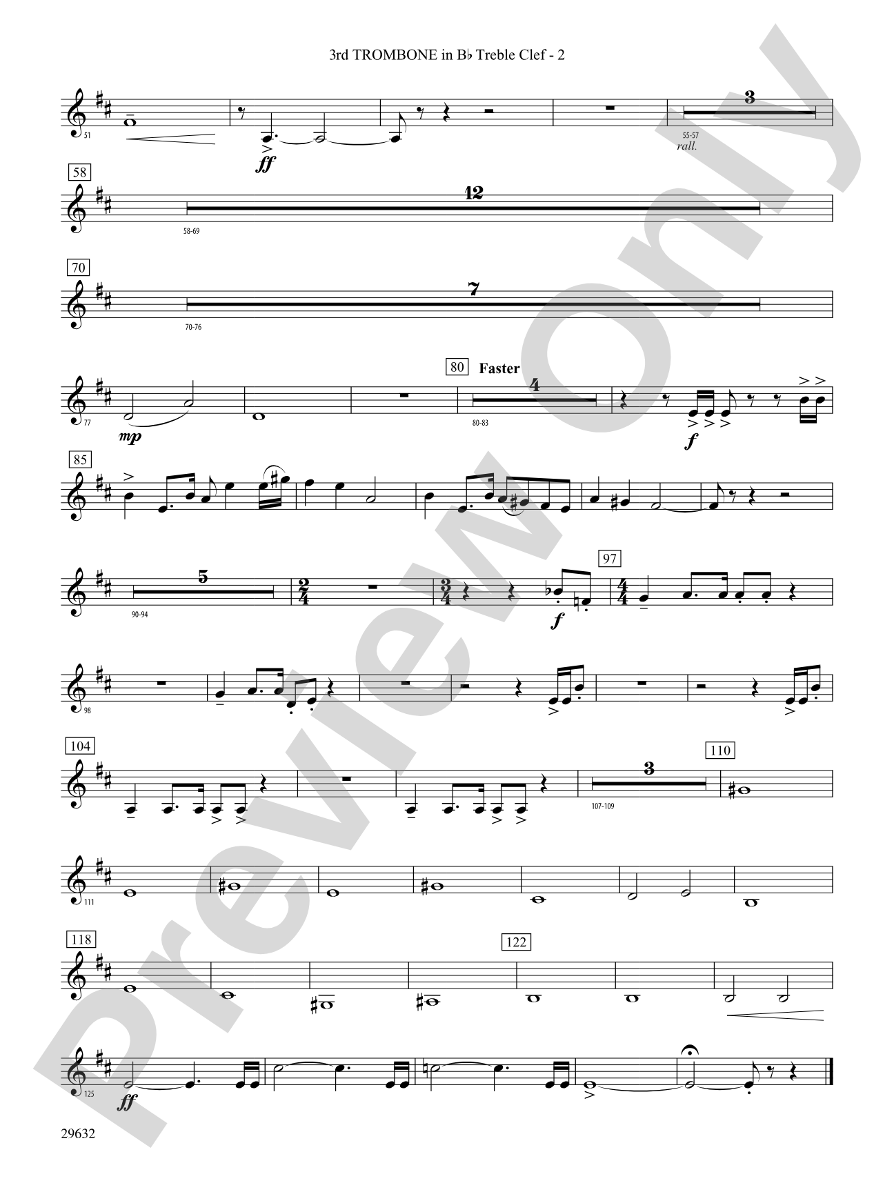 Silverado: (wp) 3rd B-flat Trombone T.C.