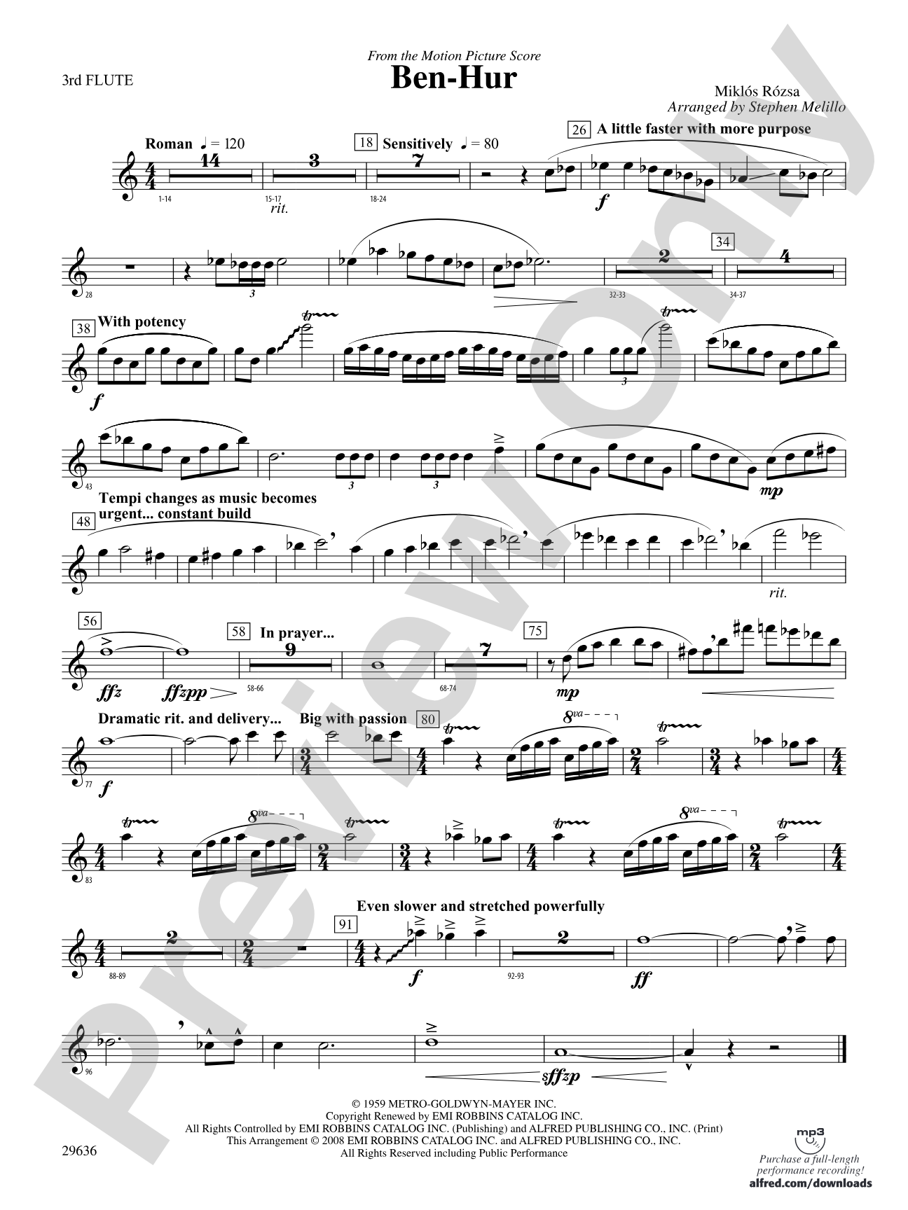 Ben-Hur: 3rd Flute