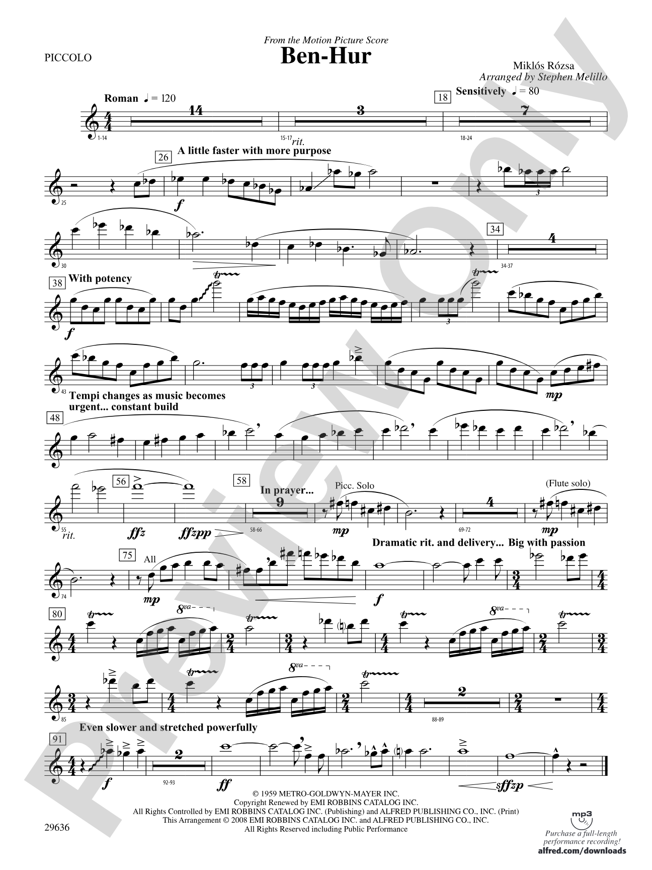 Ben-Hur: Piccolo