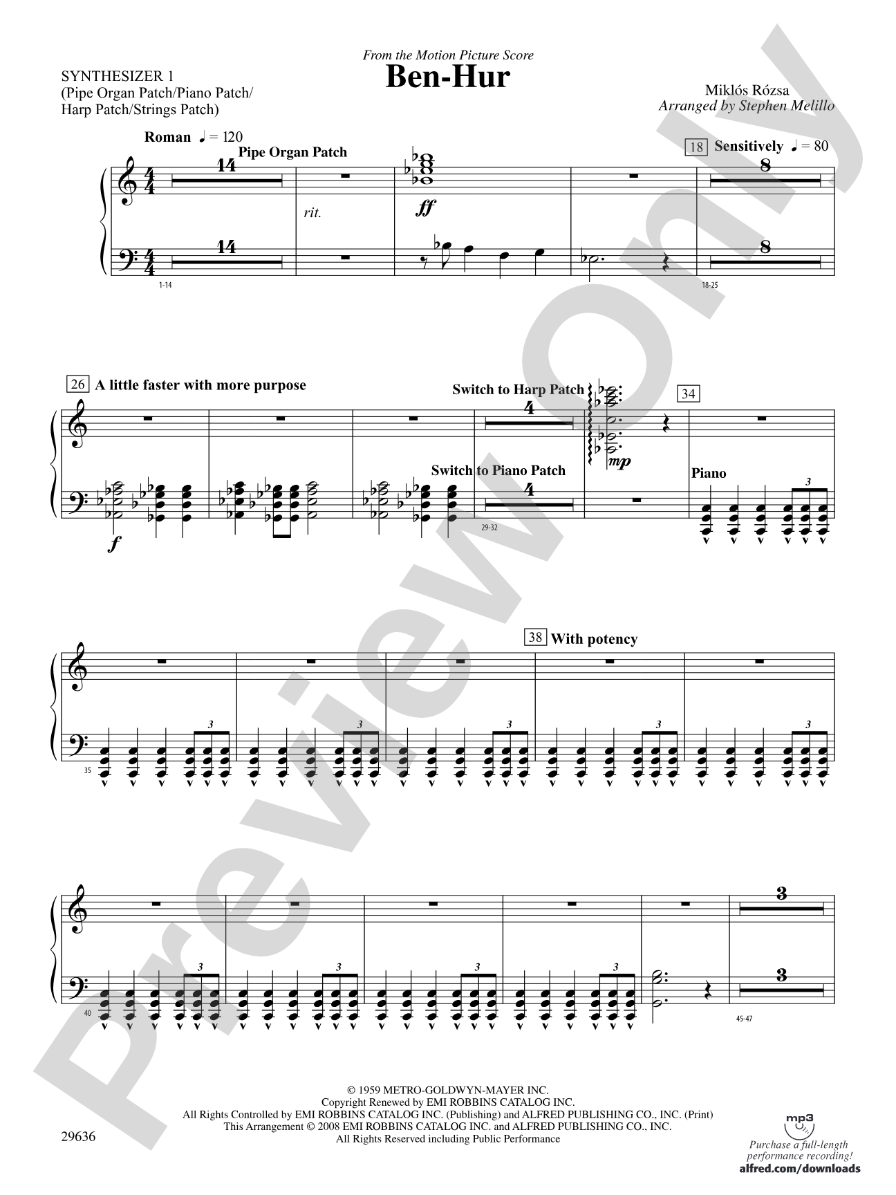 Ben-Hur: 1st Synthesizer
