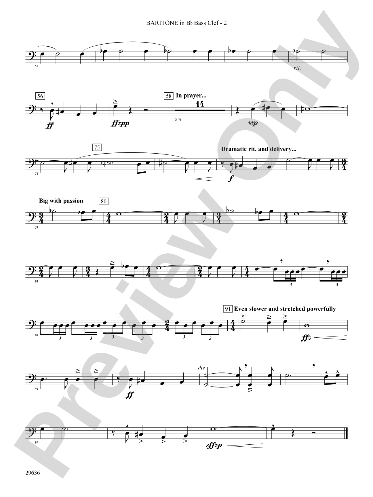 Ben-Hur: (wp) B-flat Baritone B.C.