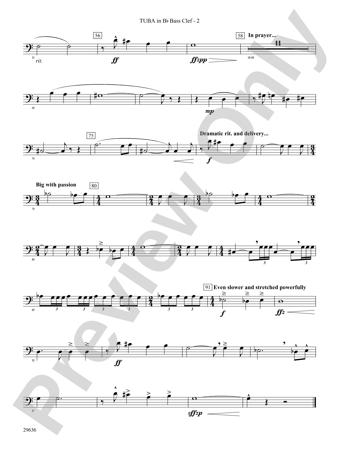 Ben-Hur: (wp) B-flat Tuba B.C.